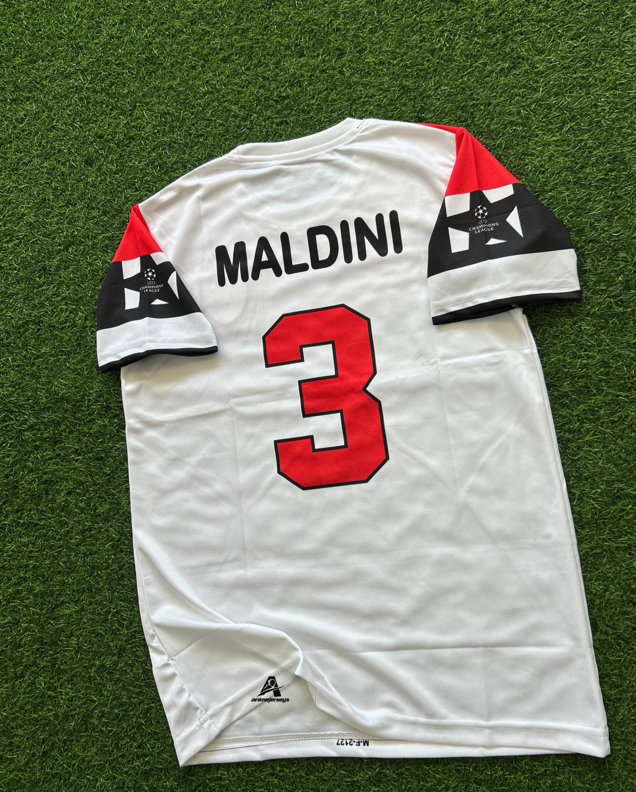 AC MILAN 1994-95 AWAY KIT, HALFSLEEVE EMBROIDERY