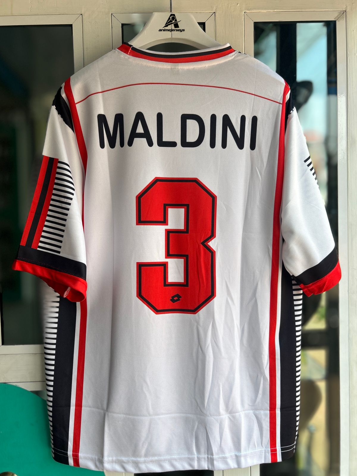 AC MILAN 1997-98 AWAY KIT, FIVESLEEVE SUBLIMATION