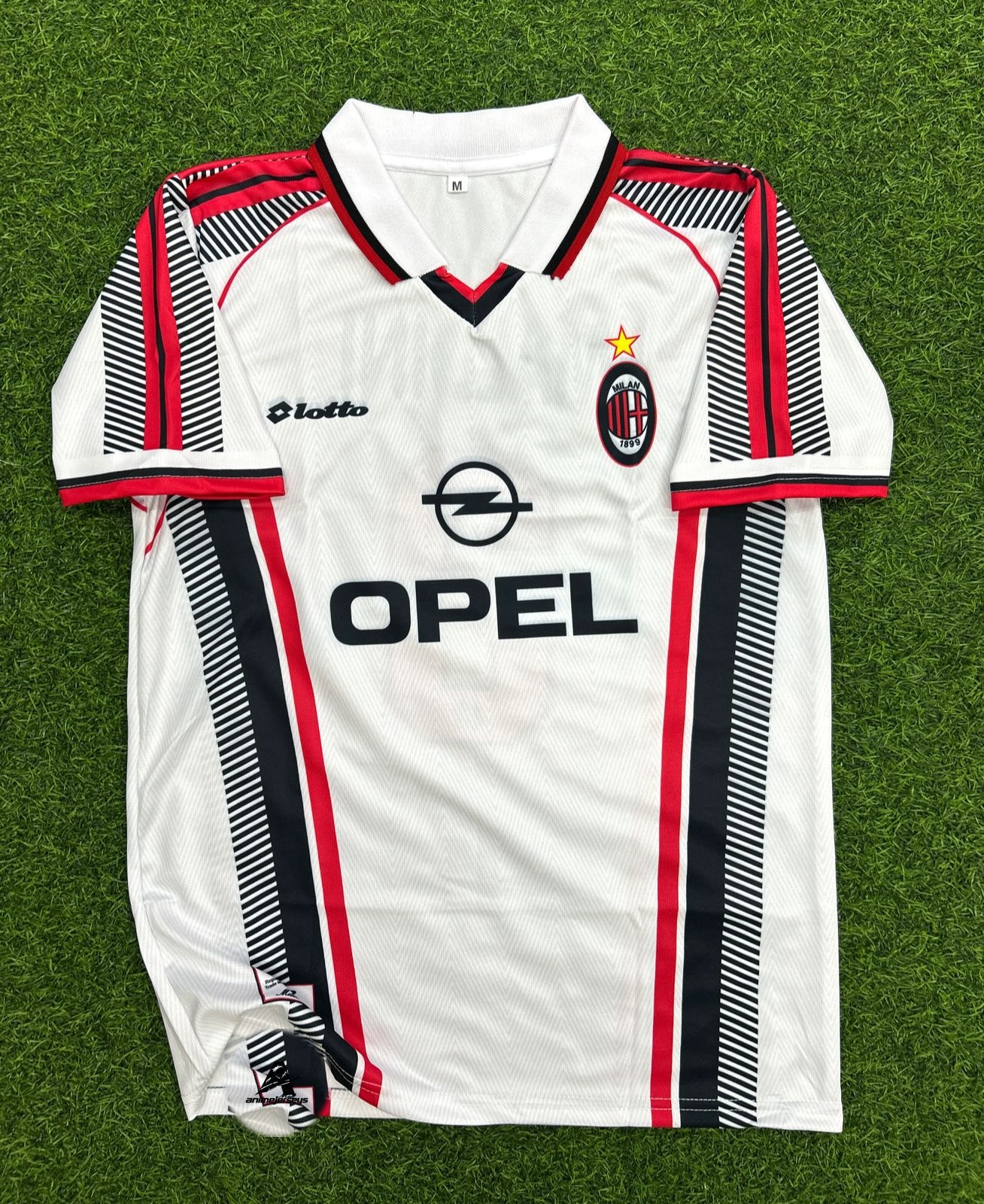 AC MILAN 1997-98 AWAY KIT, HALFSLEEVE POLO SUBLIMATION
