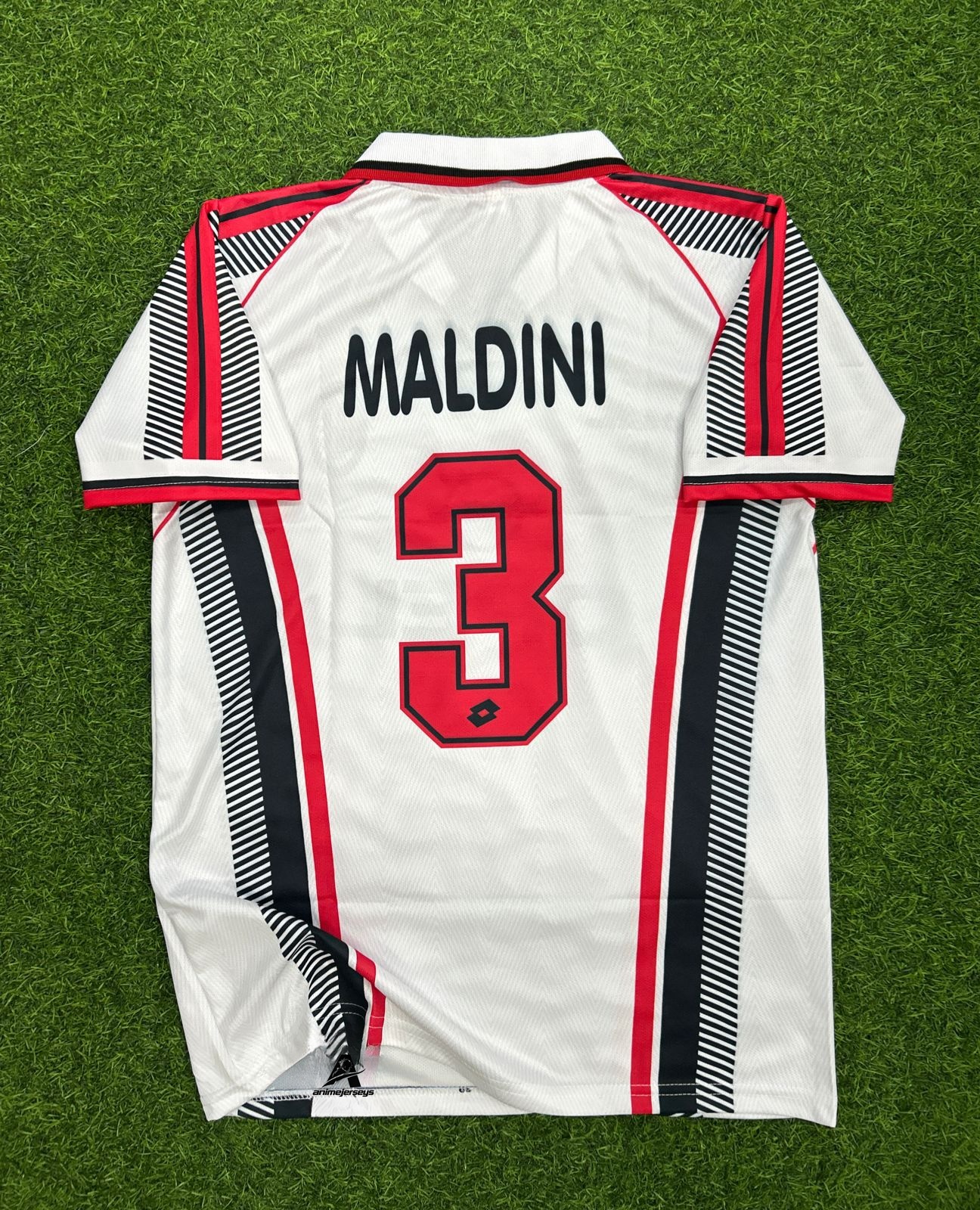 AC MILAN 1997-98 AWAY KIT, HALFSLEEVE POLO SUBLIMATION