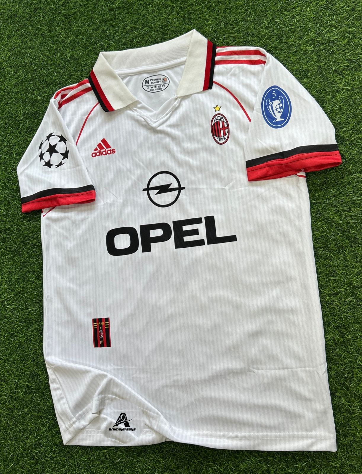 AC MILAN 1998-99 AWAY KIT, HALFSLEEVE POLO SUBLIMATION