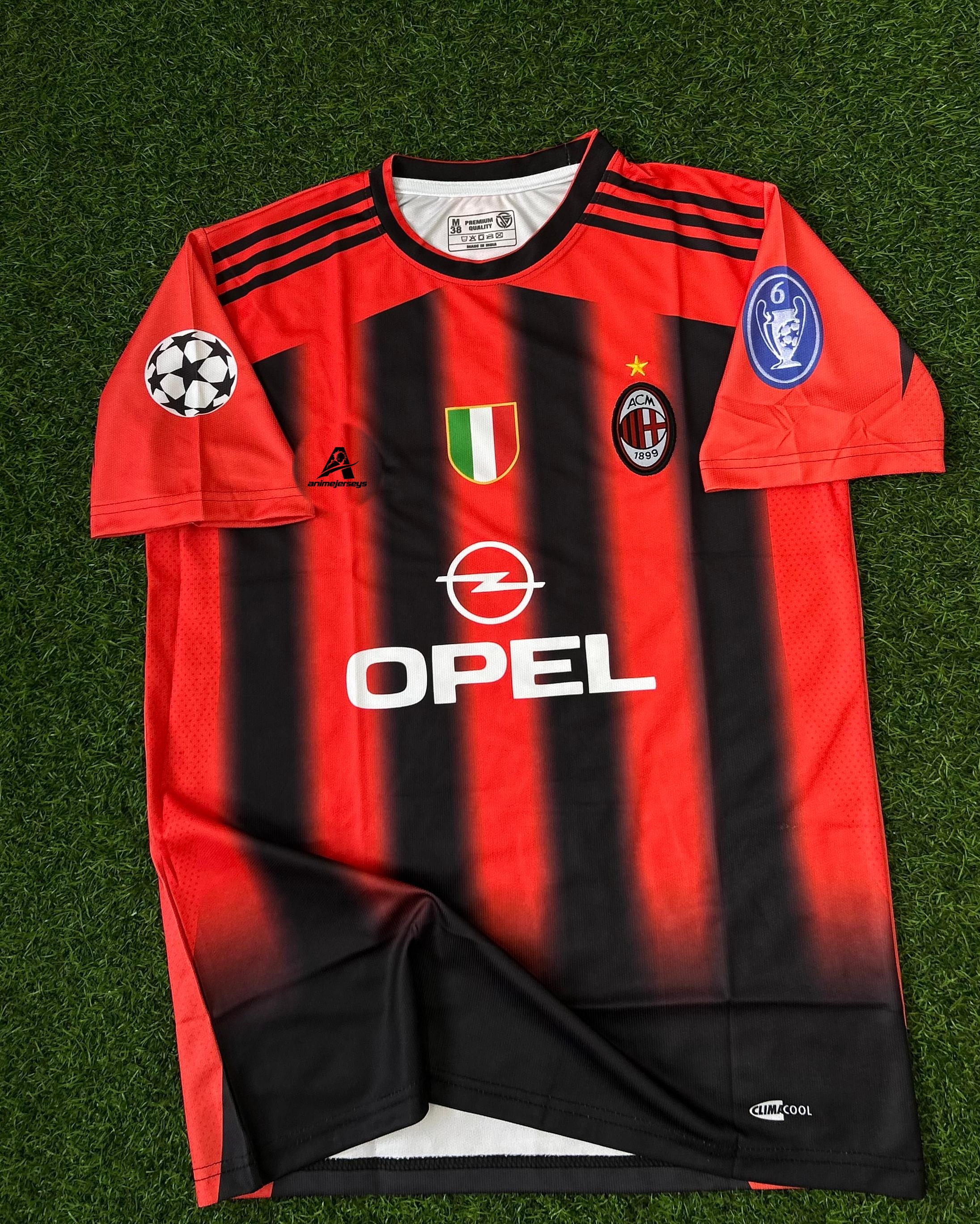 AC MILAN 2004/05 HOME KIT KAKA HALFSLEEVE EMBROILEDERY