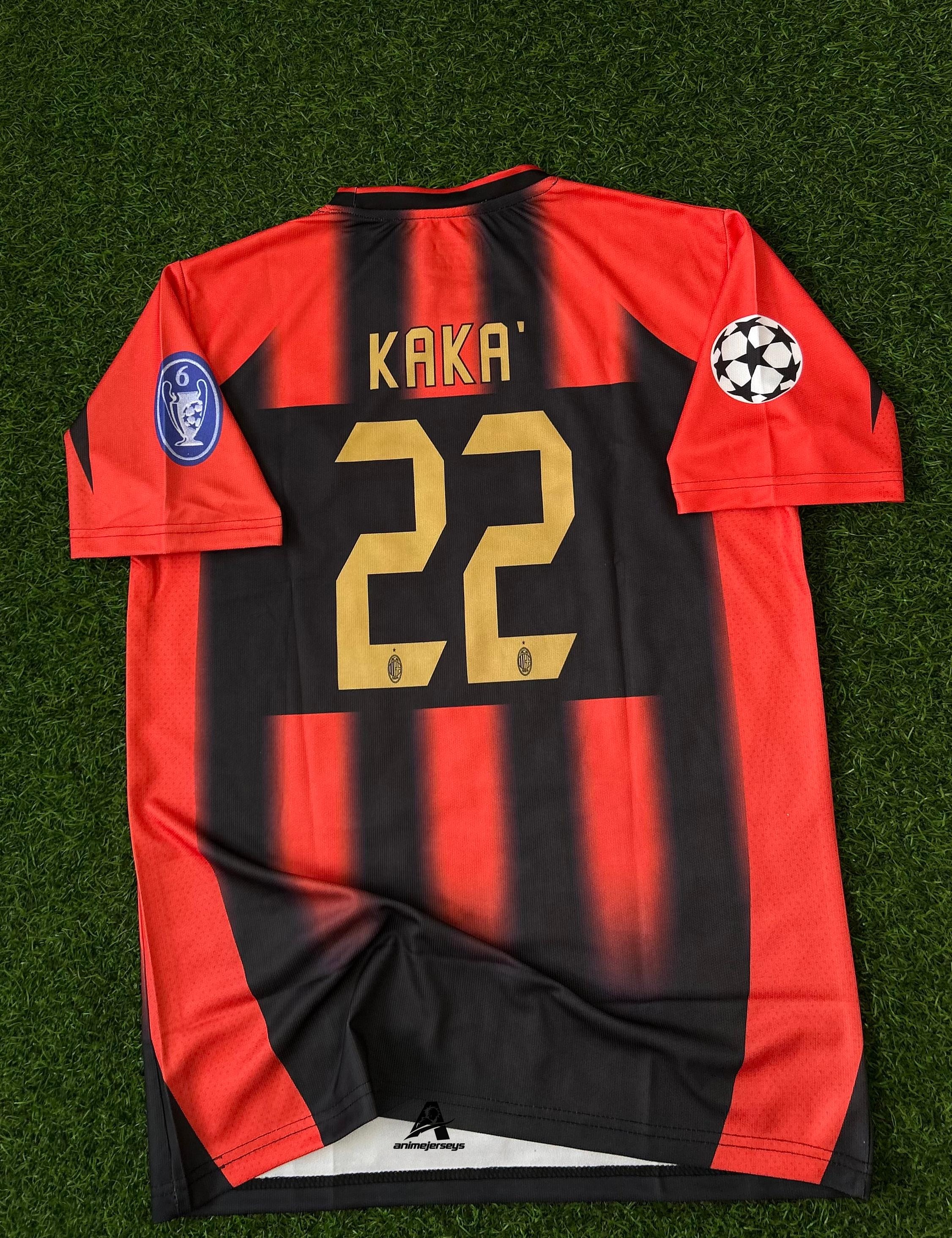 AC MILAN 2004/05 HOME KIT KAKA HALFSLEEVE EMBROILEDERY