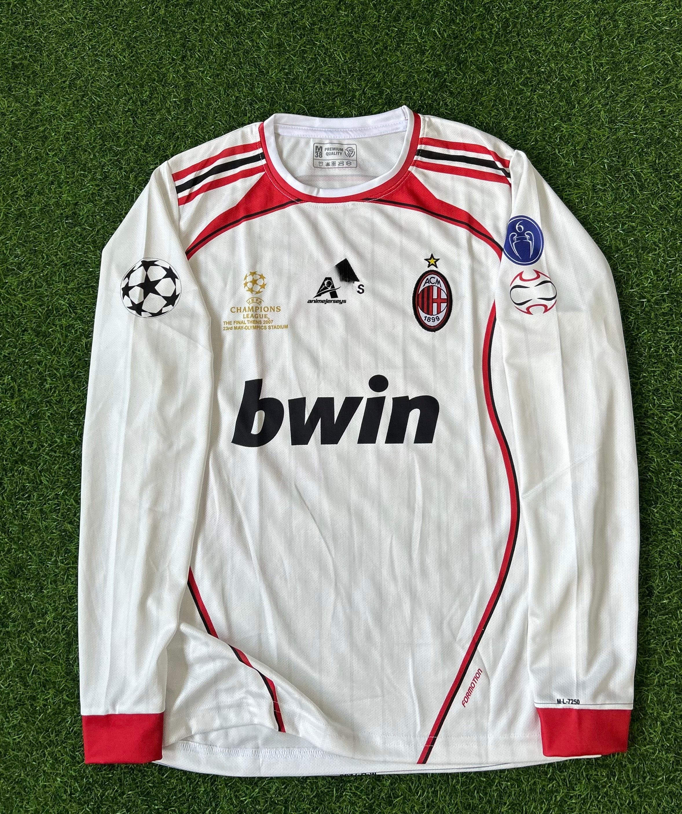 AC MILAN 2006-07 AWAY JERSEY, FULL SLEEVE EMBROIDERY