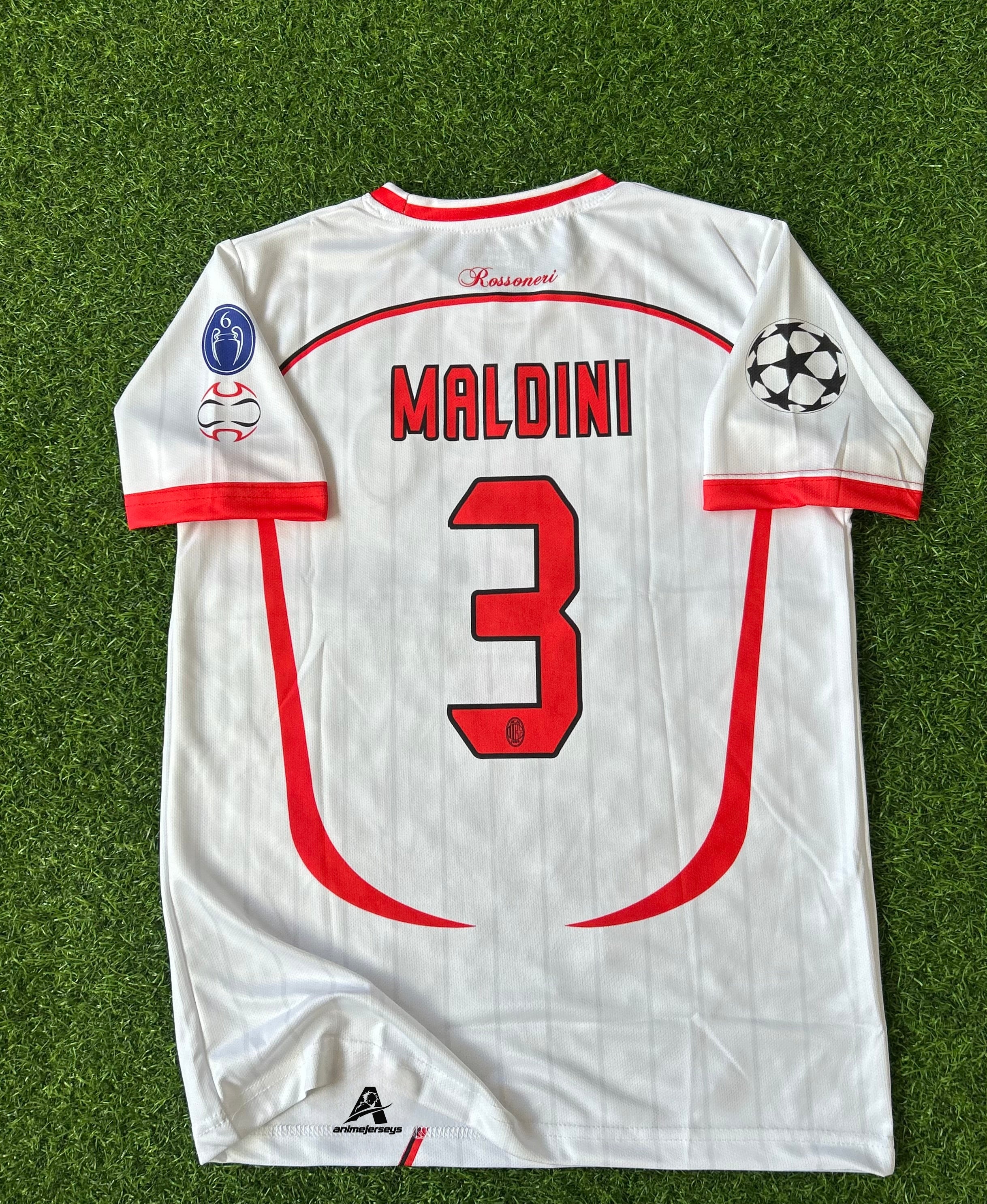 AC MILAN 2006-07 AWAY KIT, HALF SLEEVE EMBROIDERY