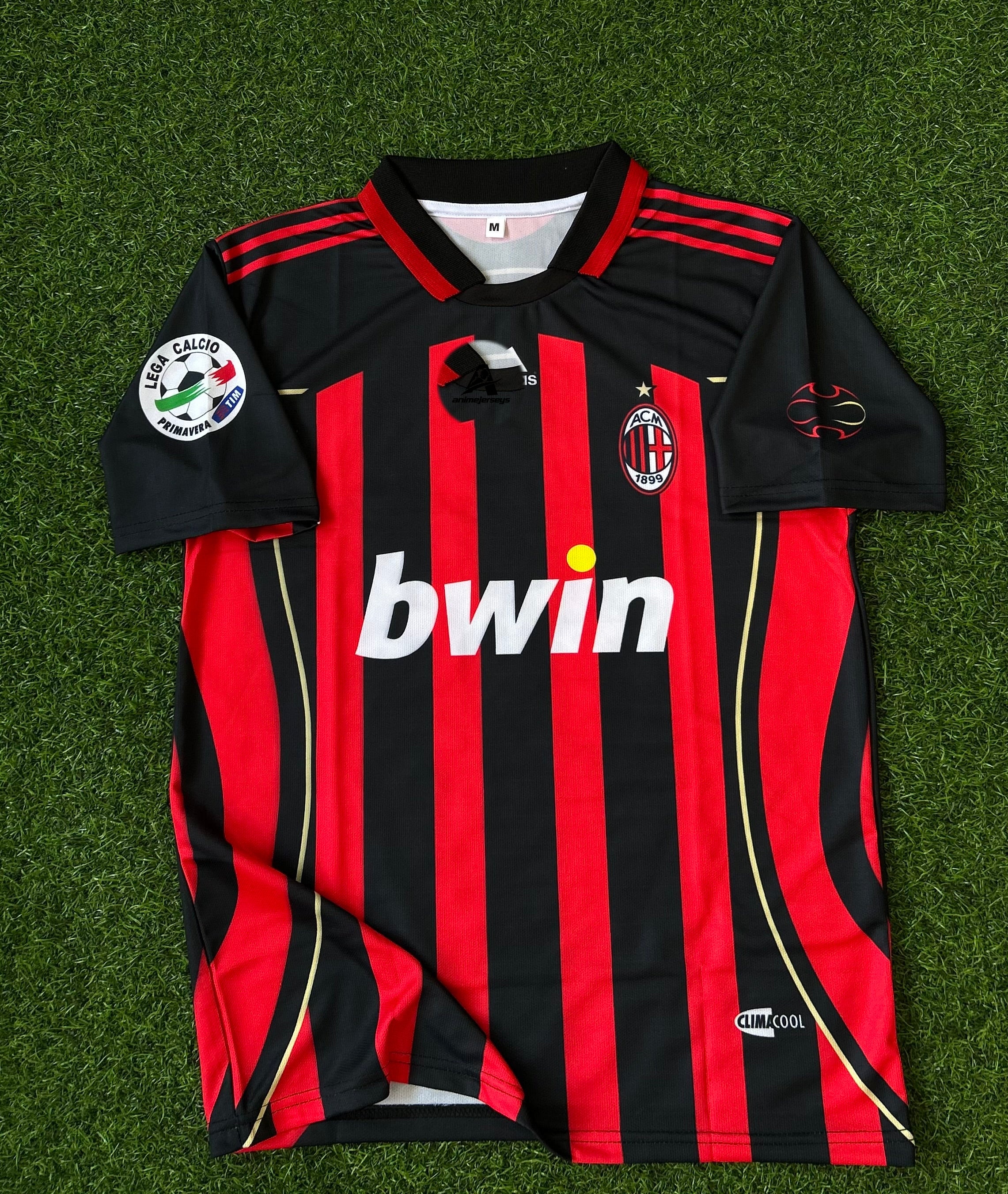AC MILAN 2006-07 HOME JERSEY, HALF SLEEVE POLO SUBLIMATION