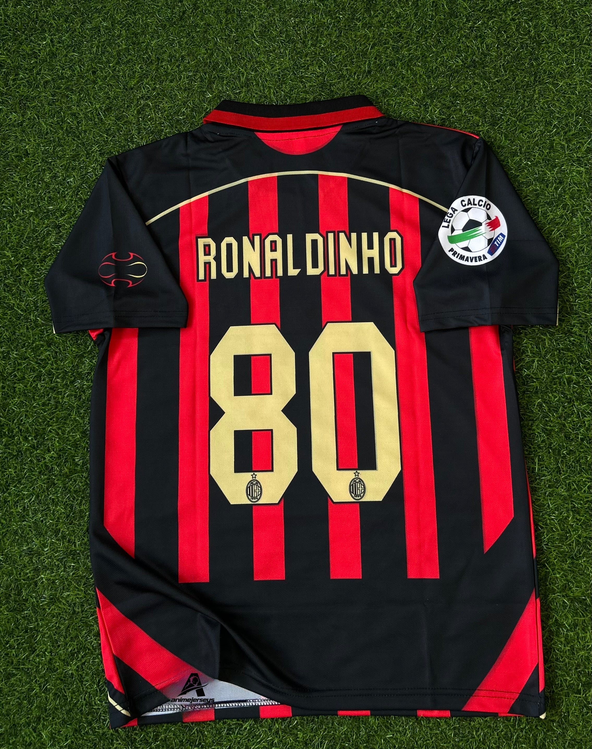AC MILAN 2006-07 HOME JERSEY, HALF SLEEVE POLO SUBLIMATION