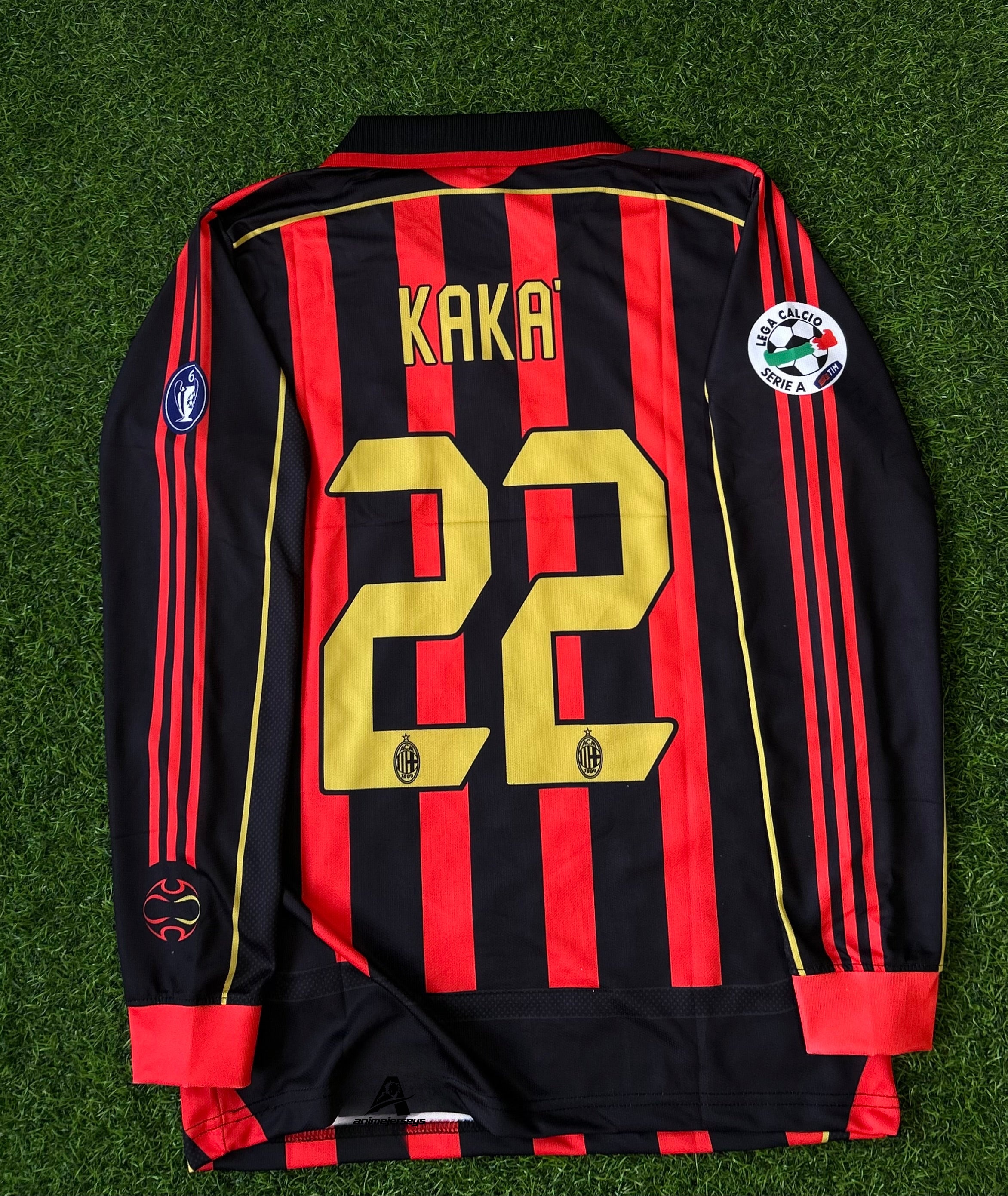 AC MILAN 2006-07 HOME JERSEY, POLO FULL SLEEVE EMBROIDERY