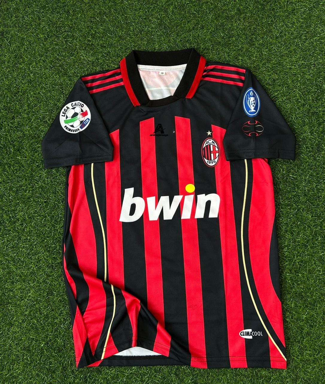 AC MILAN 2006-07 HOME KIT, HALFSLEEVE POLO SUBLIMATION