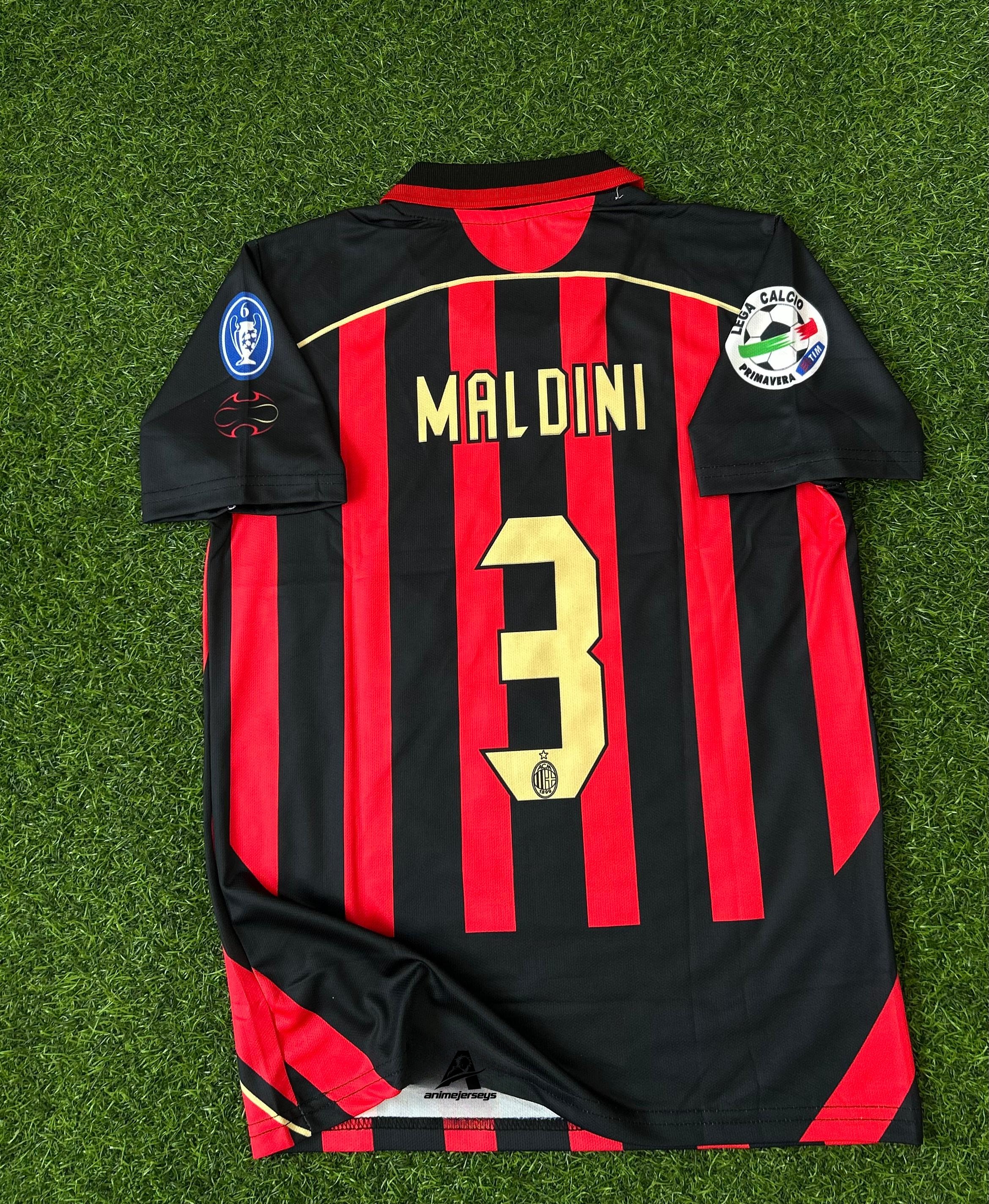 AC MILAN 2006-07 HOME KIT, HALFSLEEVE POLO SUBLIMATION