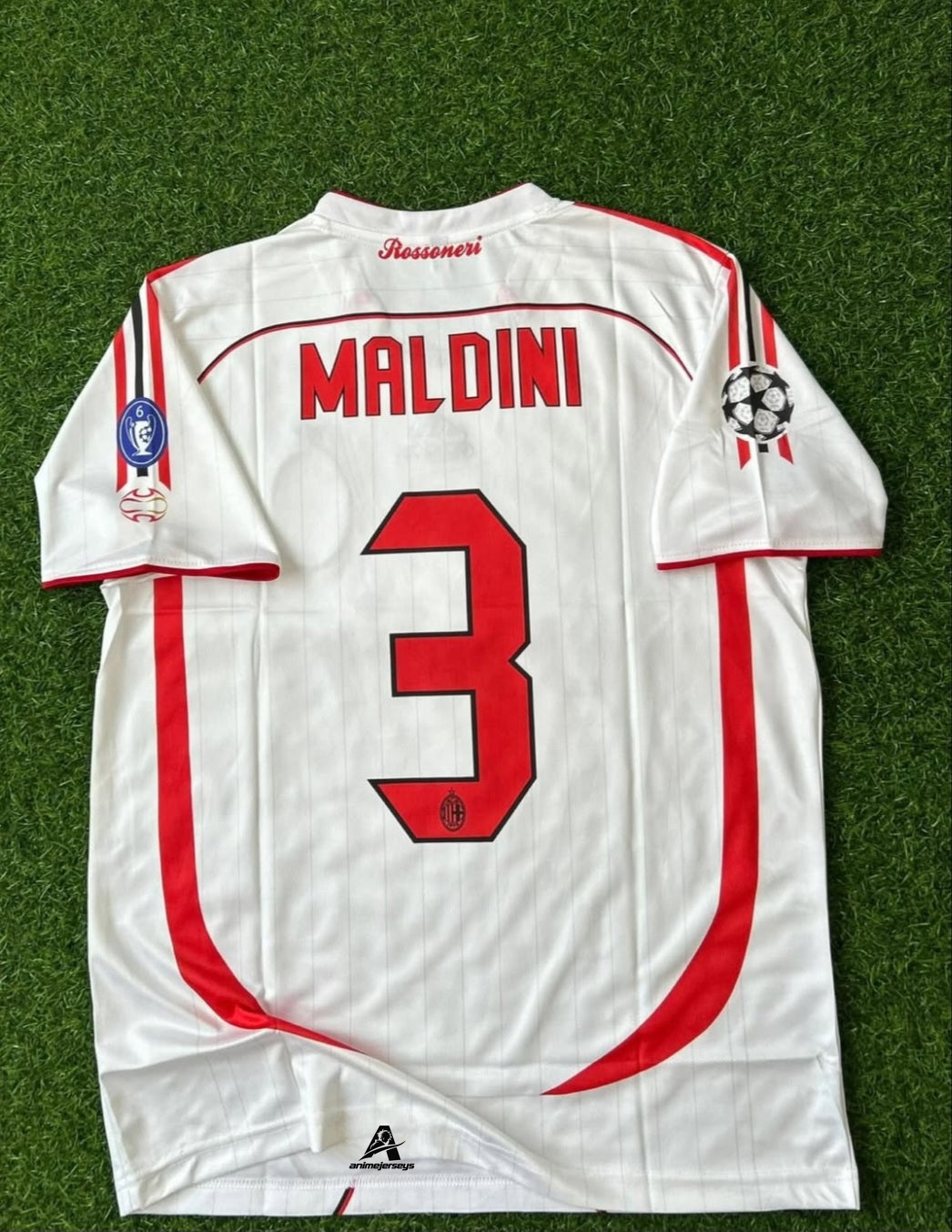 AC MILAN 2006-07 SEASON AWAY KIT , HALFSLEEVE EMBROIDERY