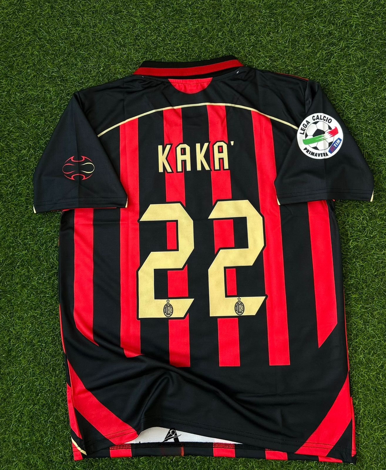 AC MILAN 2006-07 SEASON HOME KIT. HALFSLEEVE POLO SUBLIMATION