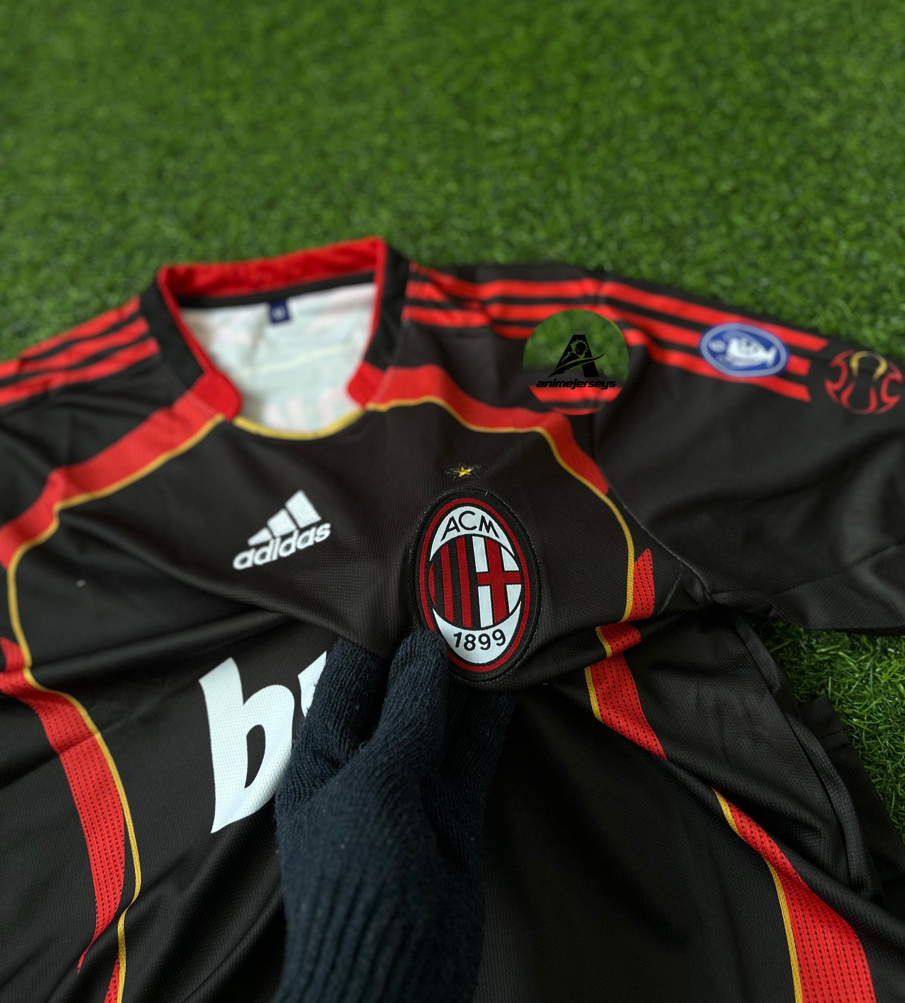 AC MILAN 2006-07 THIRD KIT, HALFSLEEEVE EMBROIDERY