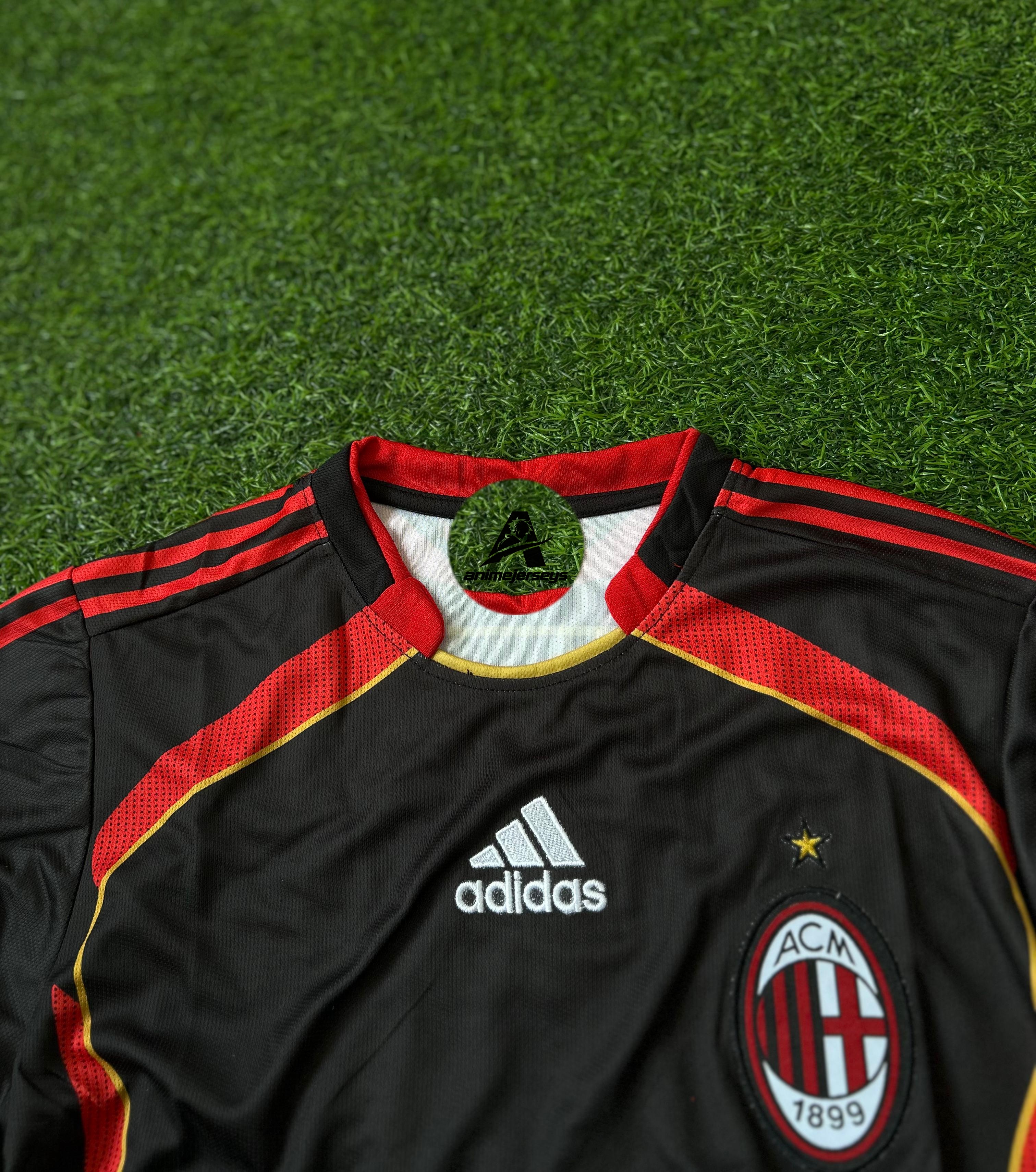 AC MILAN 2006-07 THIRD KIT, HALFSLEEEVE EMBROIDERY
