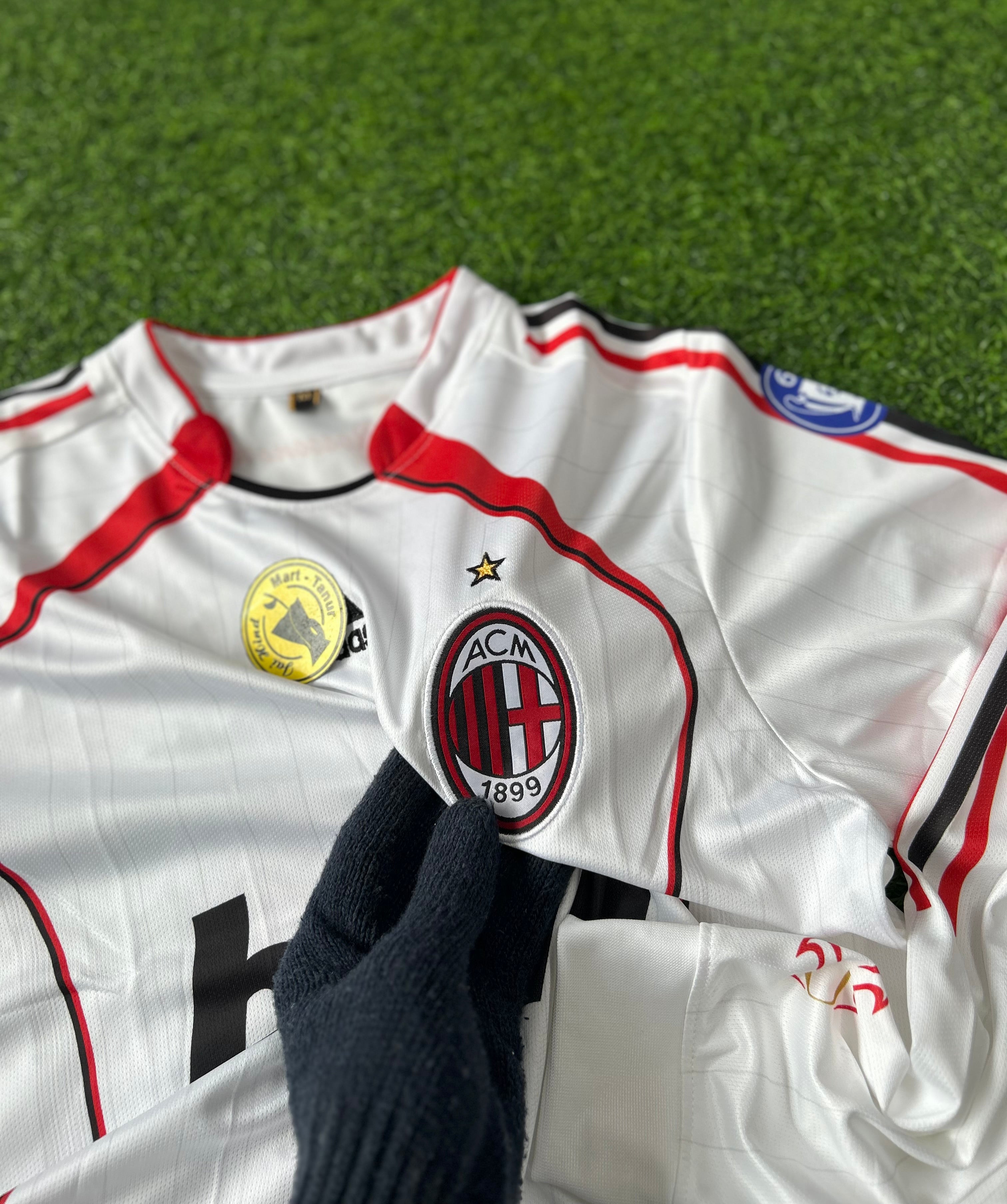 AC MILAN 2006-07 AWAY JERSEY , FULL SLEEVE EMBROIDERY