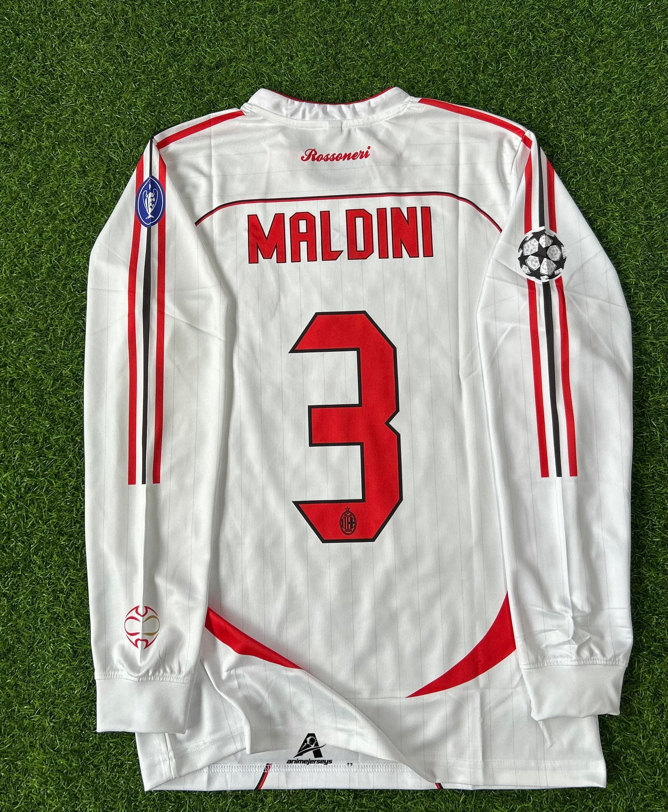 AC MILAN 2006-07 AWAY JERSEY , FULL SLEEVE EMBROIDERY