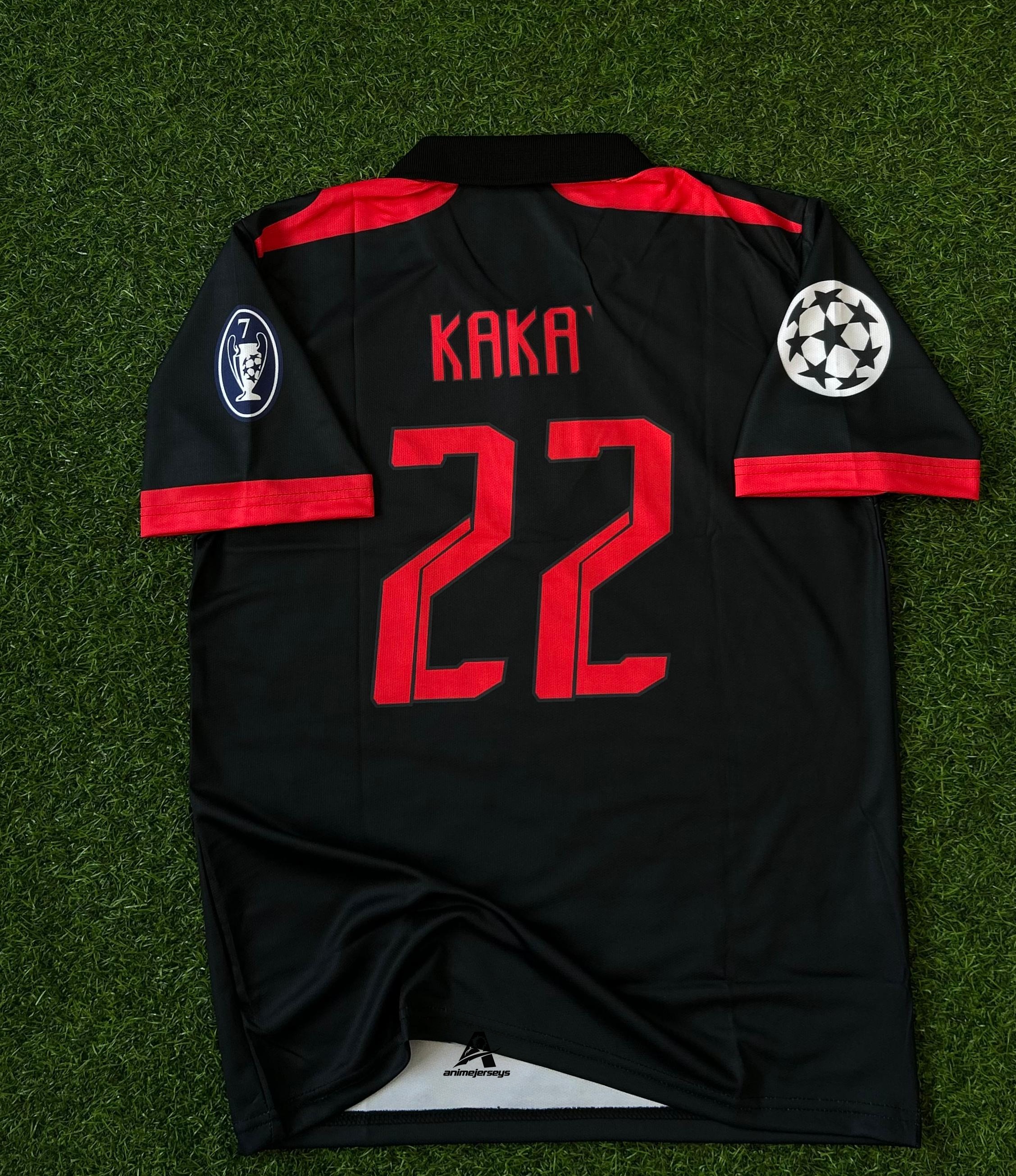 AC MILAN 2007-08 THIRD KIT, HALFSLEEVE POLO EMBROIDERY