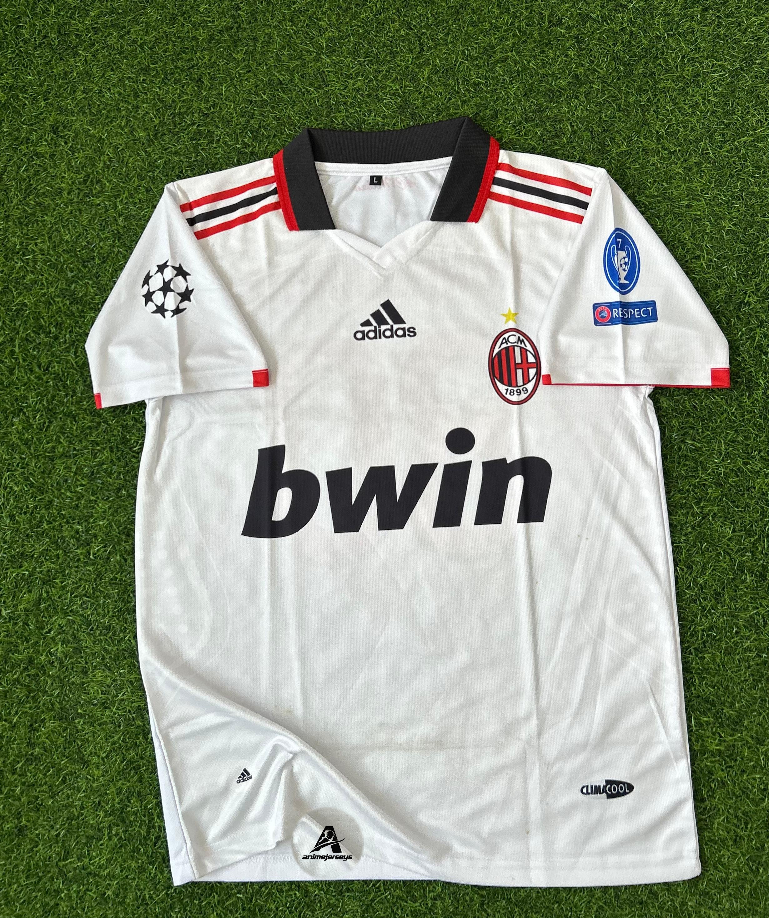AC MILAN 2009-10 AWAY KIT, HALFSLEEVE POLO SUBLIMATION