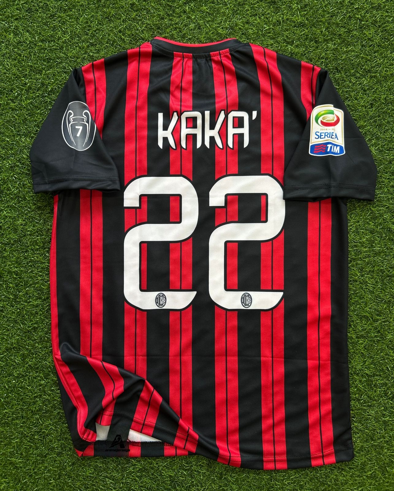 AC MILAN 2013-14 HOME KIT, HALFSLEEVE SUBLIMATION