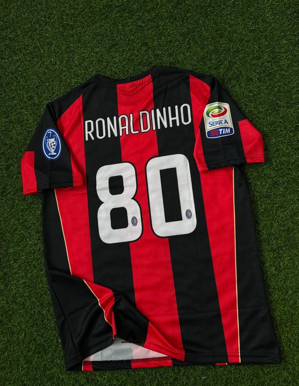 AC MILAN 2013-24 SEASON HOME KIT. HALFSLEEVE SUBLIMATION