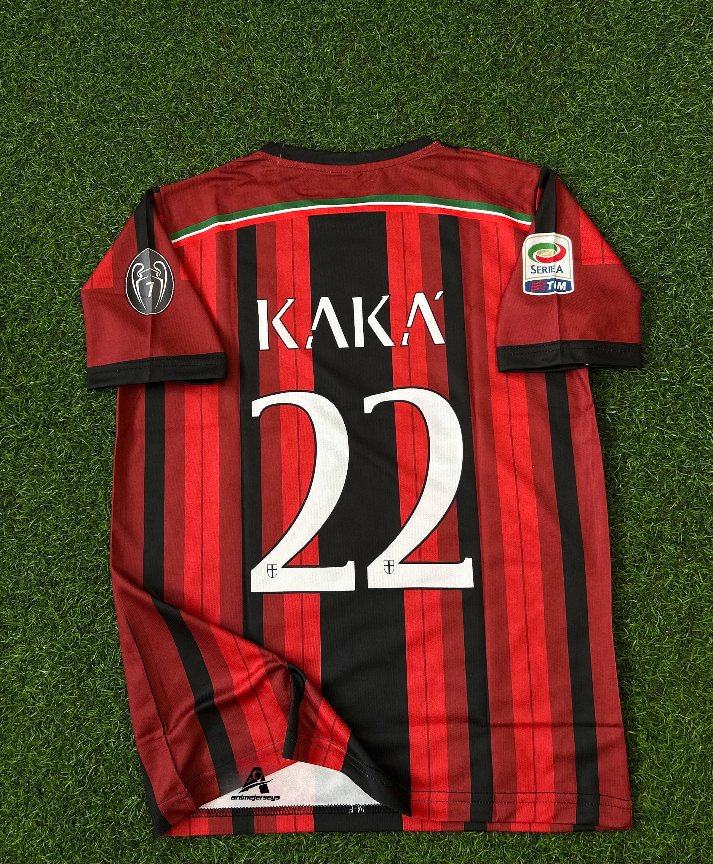 AC MILAN 2014-15 HOME KIT, HALFSLEEVE EMBROIDERY