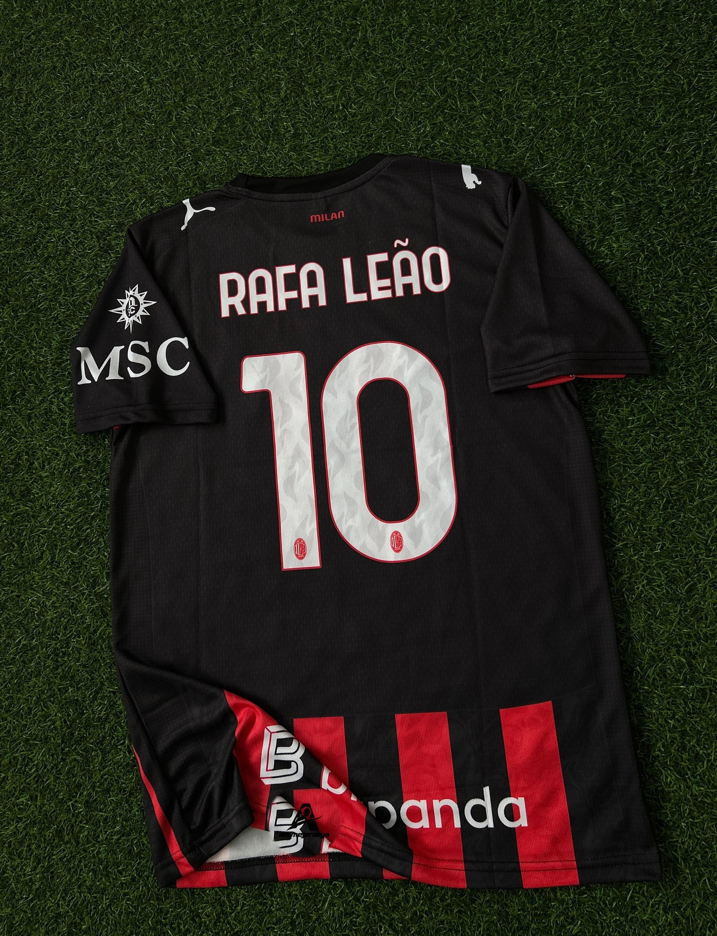 AC MILAN 2025-26 SEASON HOME KIT . HALFSLEEVE EMBROIDERY