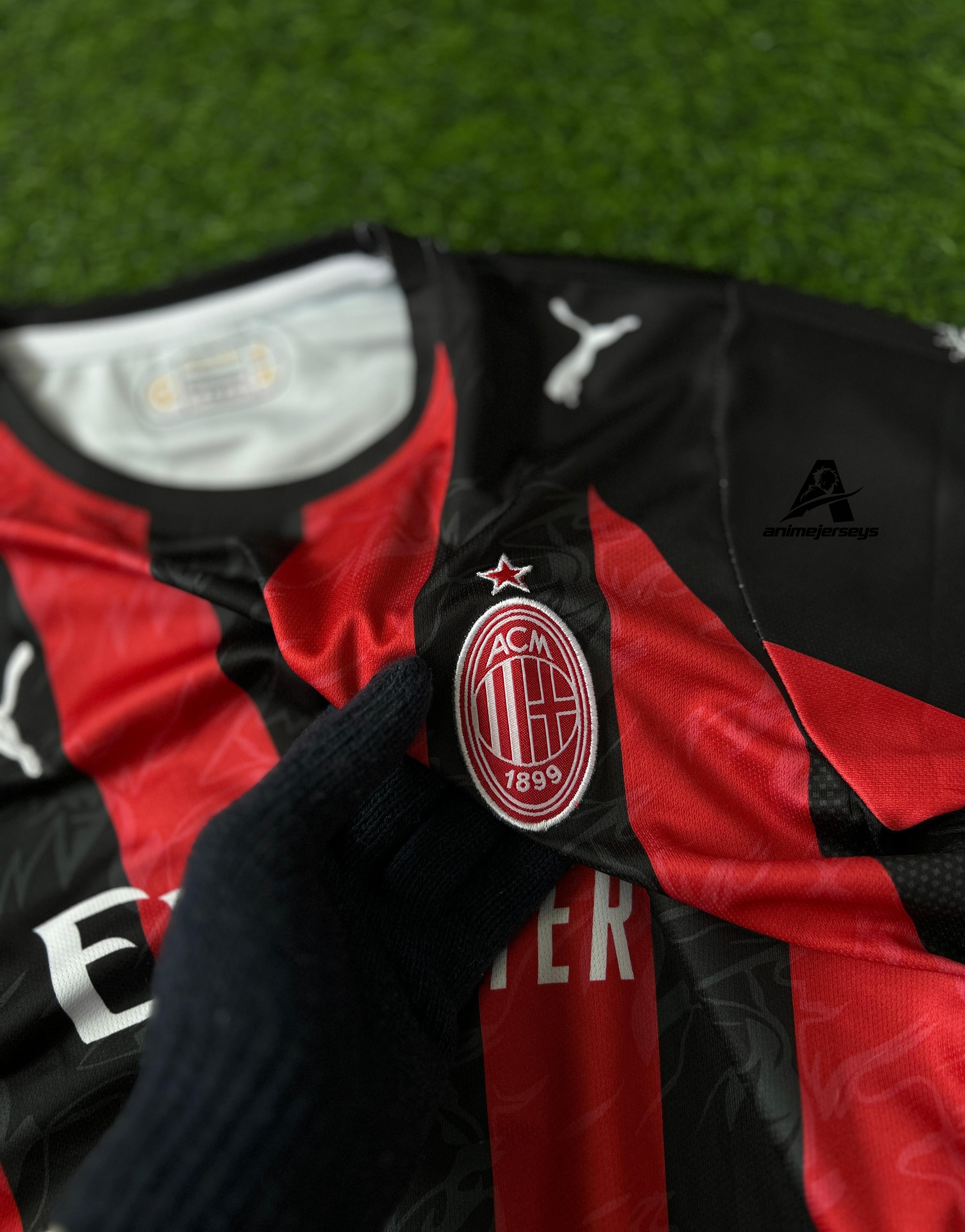 AC MILAN 2025-26 SEASON HOME KIT .HALFSLEEVE EMBROIDERY
