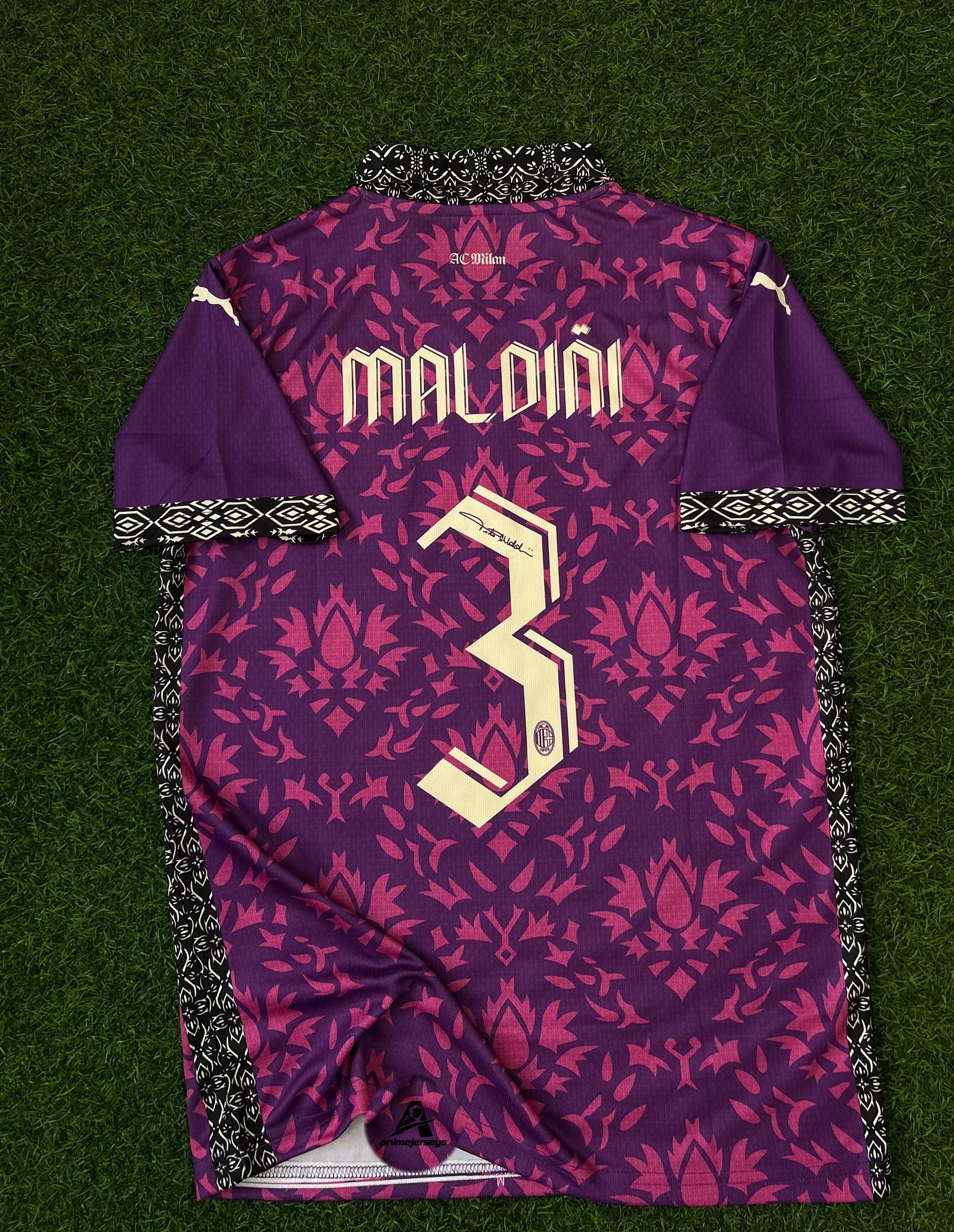 AC MILAN 2025–26 SPECIAL EDITION  Maldini Inspired Polo T-Shirt