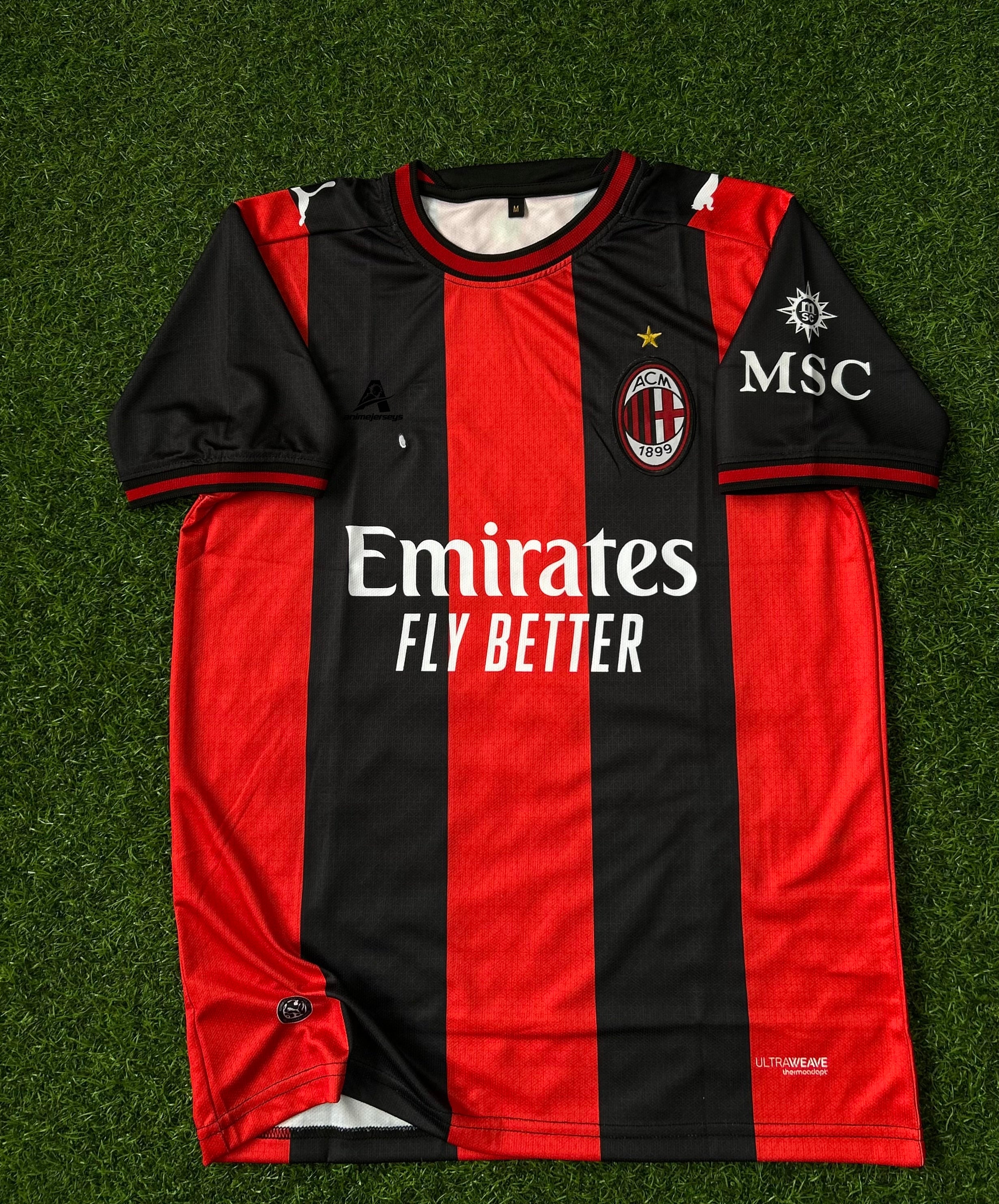 AC MILAN 2026-27 HOME JERSEY, HALF SLEEVE  EMBROIDERY