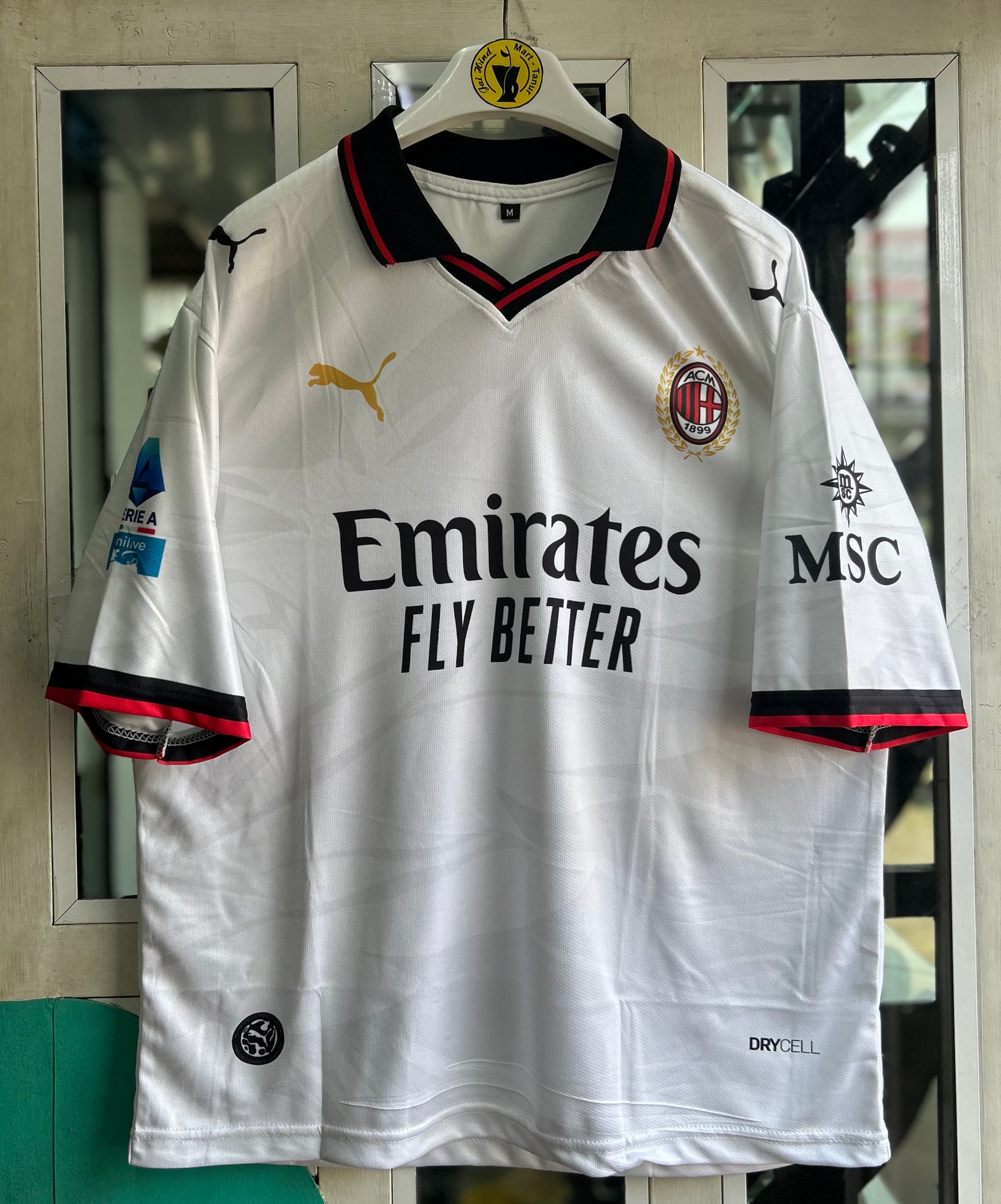 AC MILAN 2026-27 SEASON AWAY JERSEY, FIVE SLEEVE POLO  SUBLIMATION