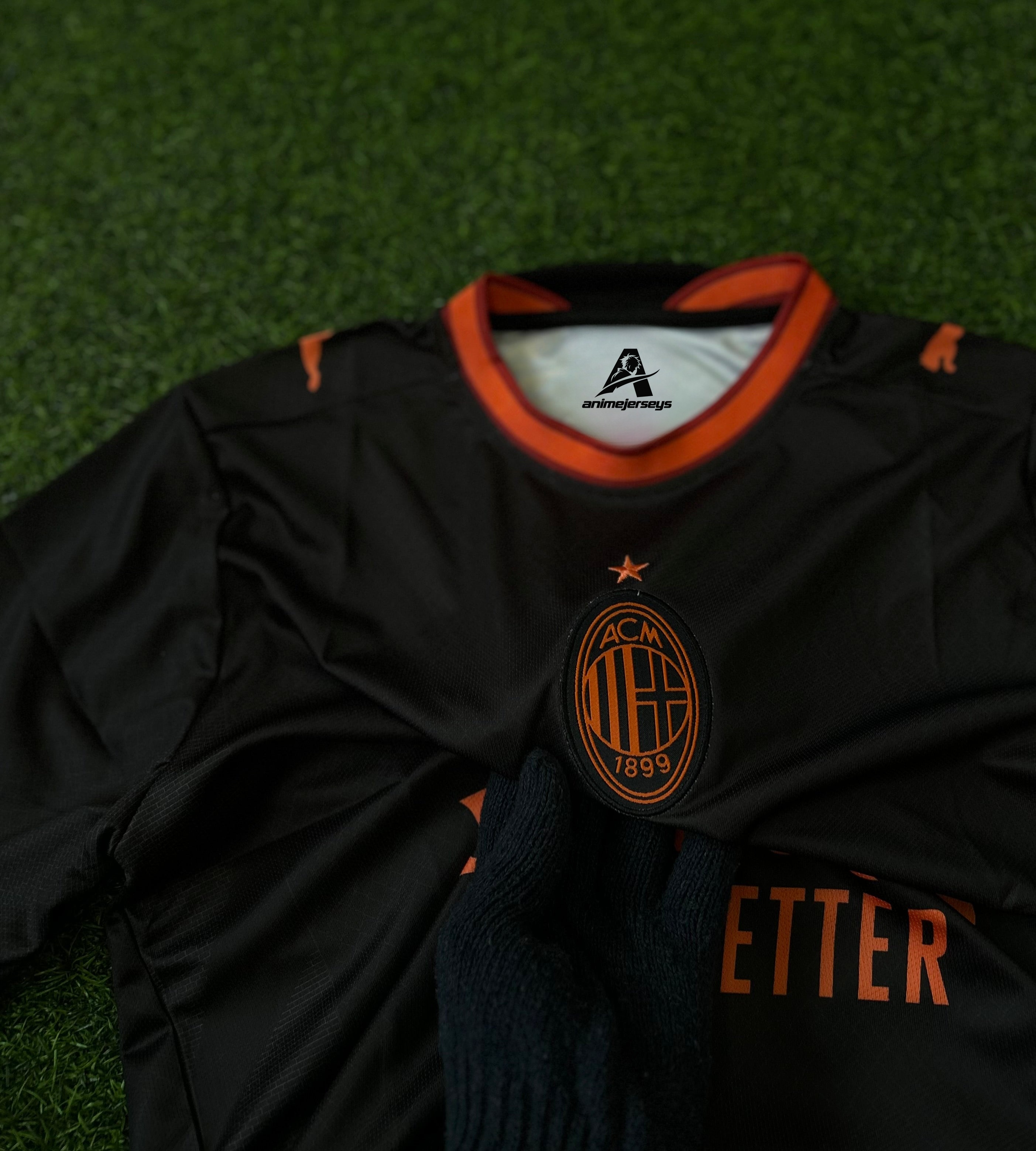 AC MILAN 2026-27 SEASON THIRD JERSEY, HALF SLEEVE EMBROIDERY