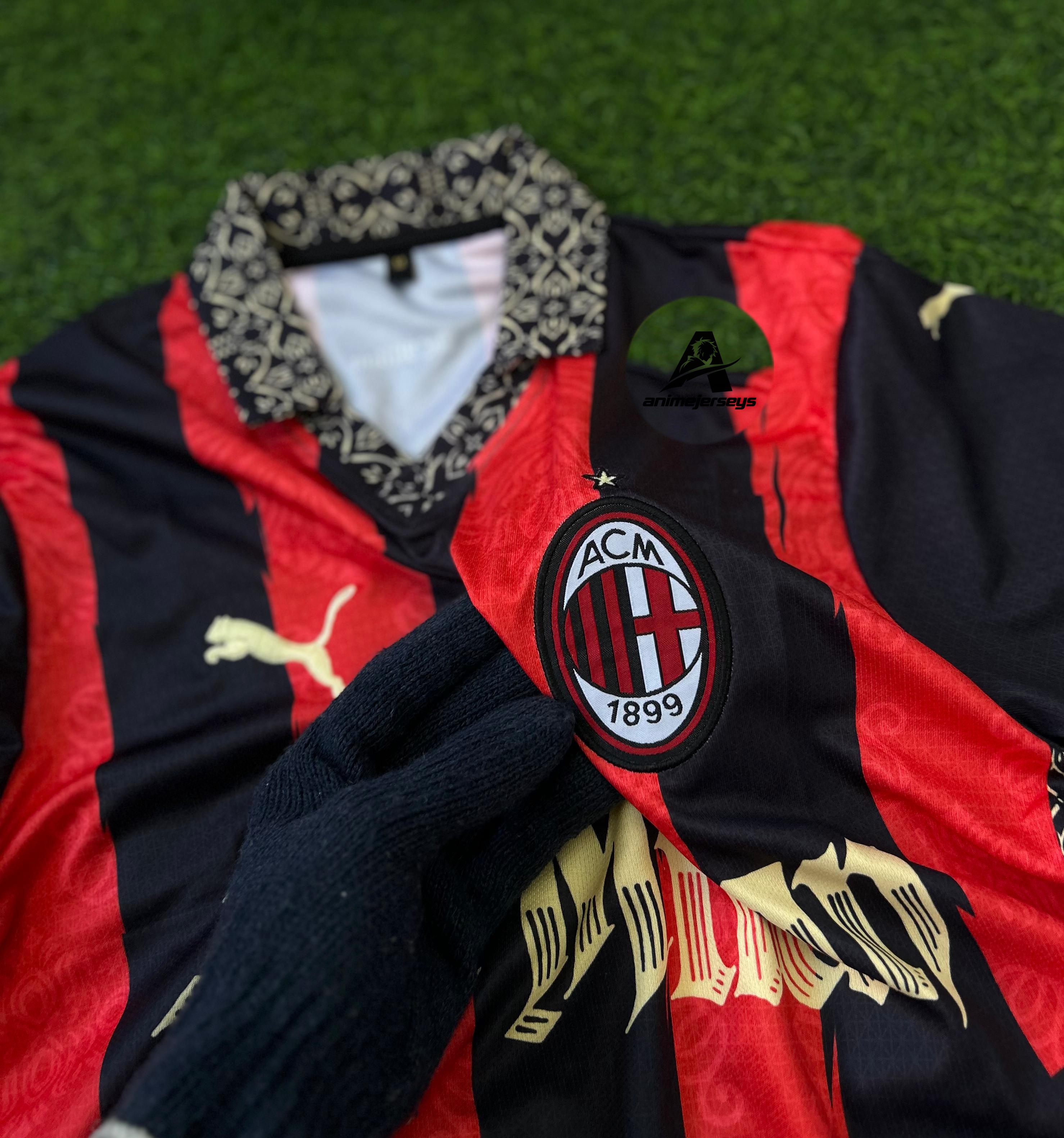 AC Milan 25/26 Home – Special Edition  Ronaldinhoonaldinho Polo T-Shirt (Retro Edition)