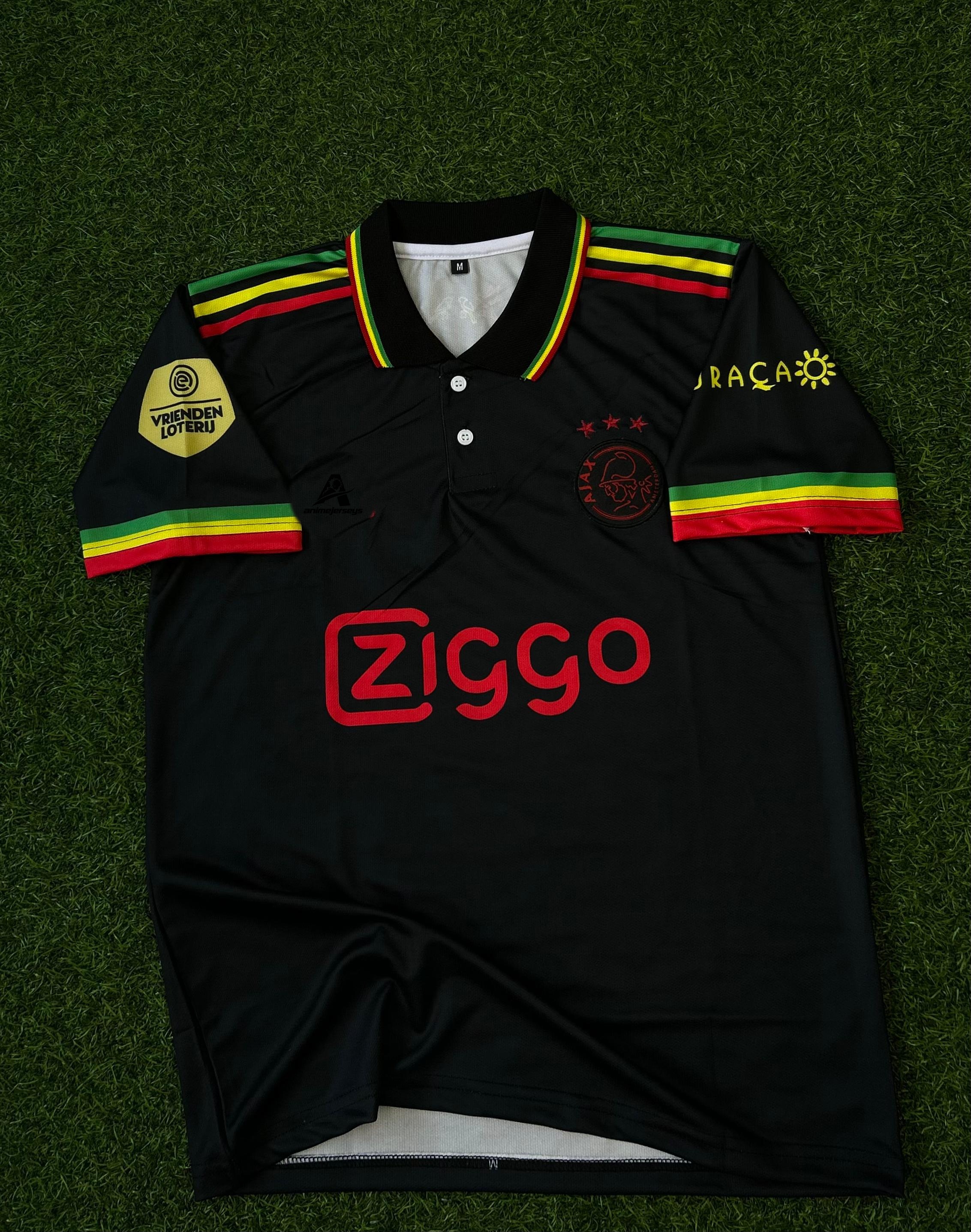 AJAX 2021-22 SEASON THIRD KIT. HALFSLEEVE POLO EMBROIDERY