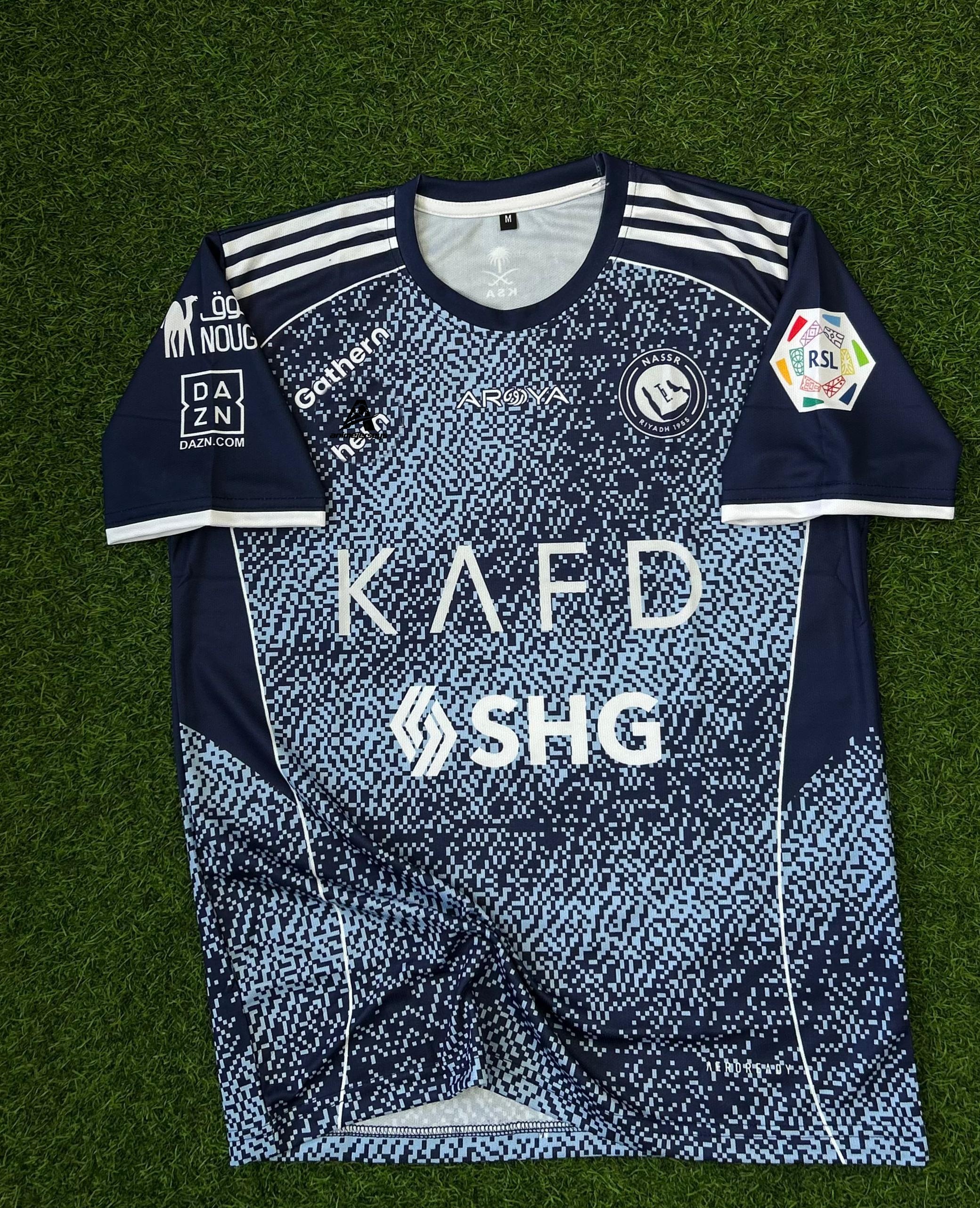 AL-NASSR 2-25-26 SEASON AWAY KIT, HALFSLEEVE SUBLIMATION