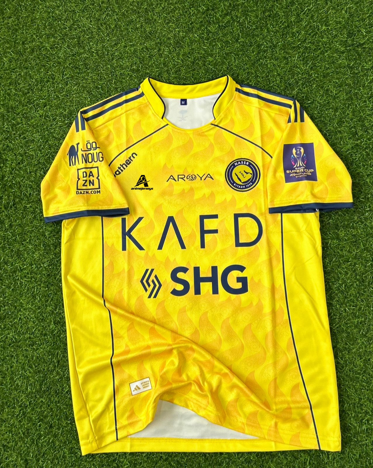 AL-NASSR 2025-26 SEASON HOME KIT.HALFSLEEVE EMBROIDERY