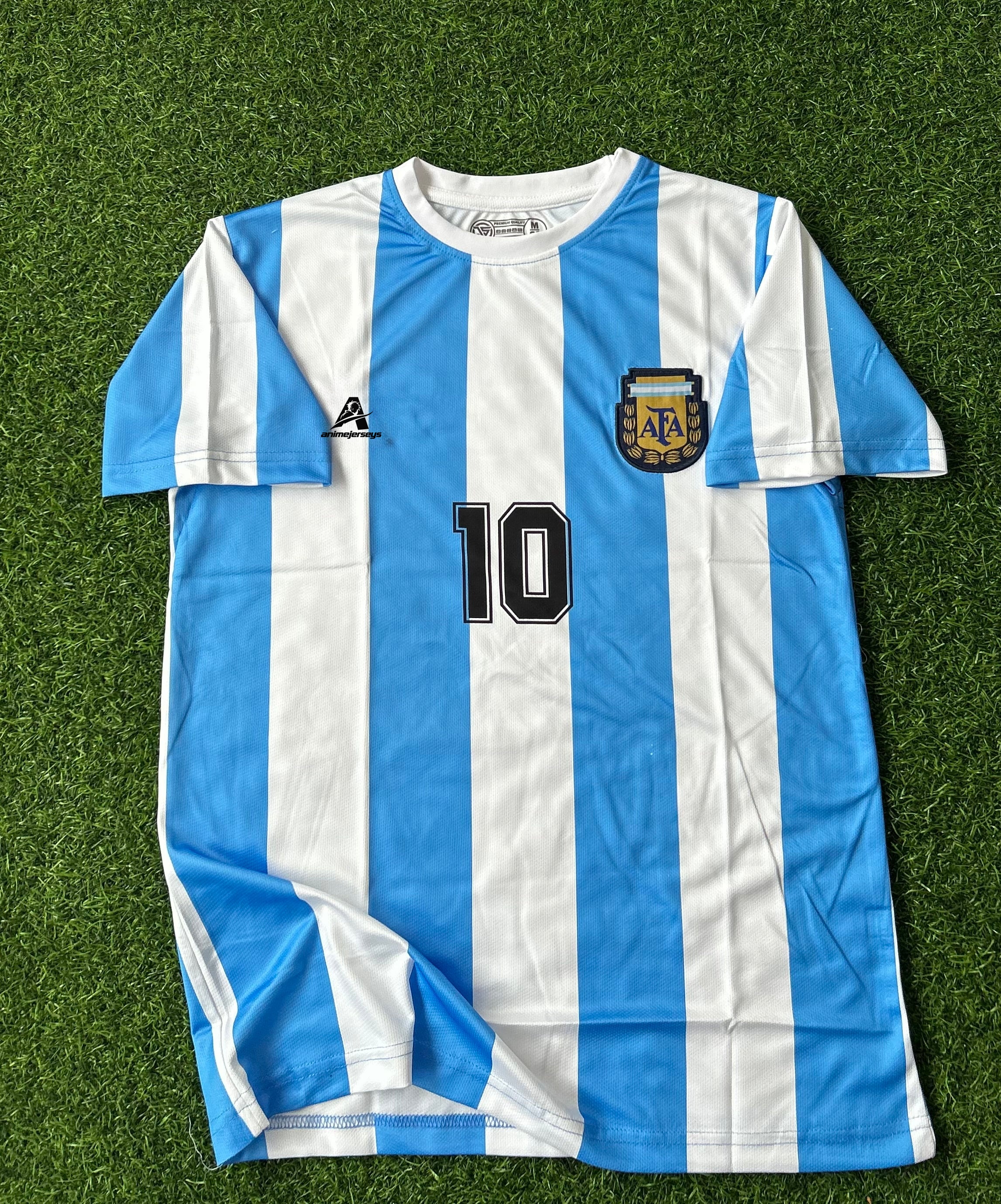 ARGENTINA 1986 HOME KIT, HALF SLEEVE EMBROIDERY