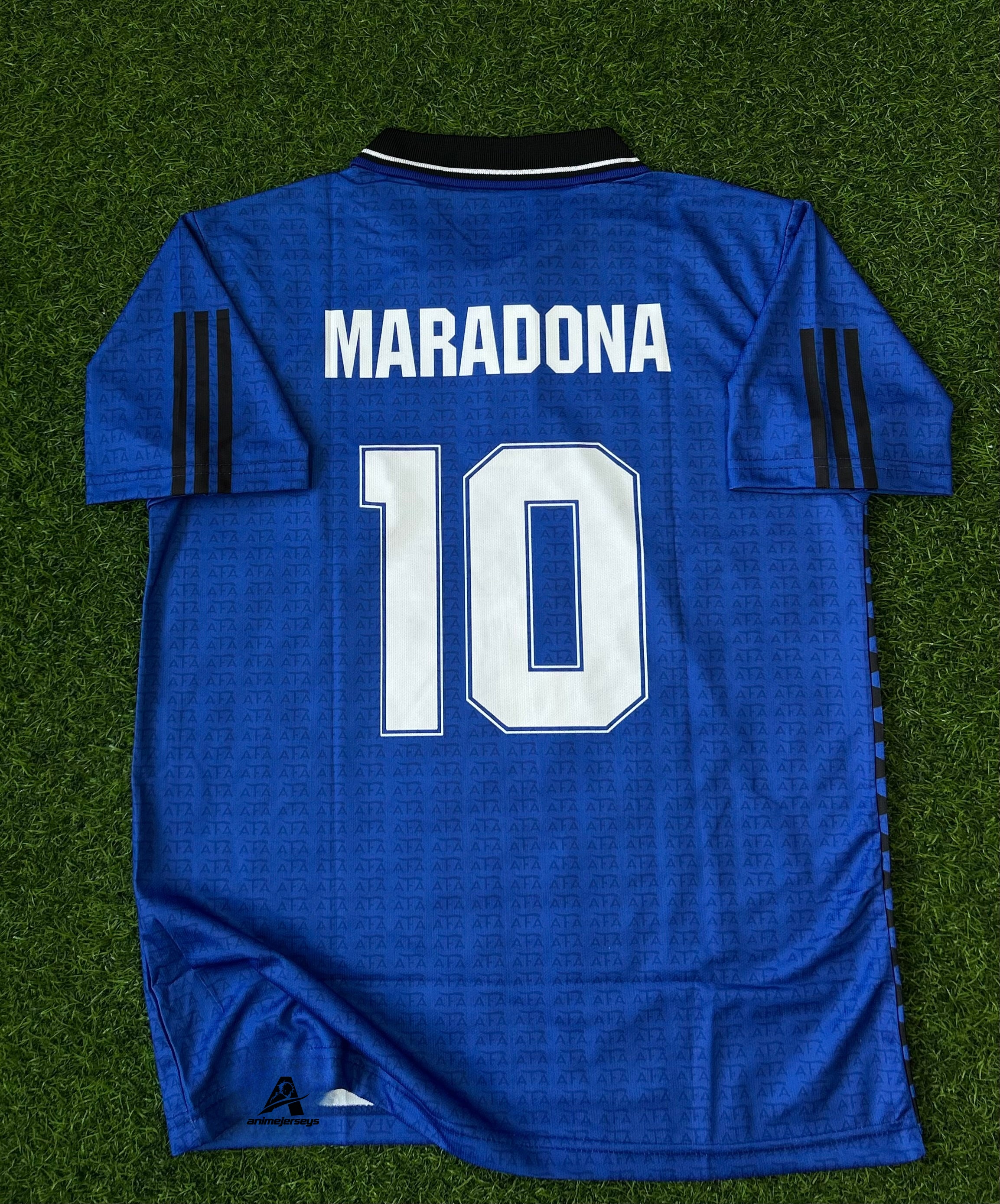 ARGENTINA 1994 AWAY JERSEY, HALF SLEEVE POLO  EMBROIDERY