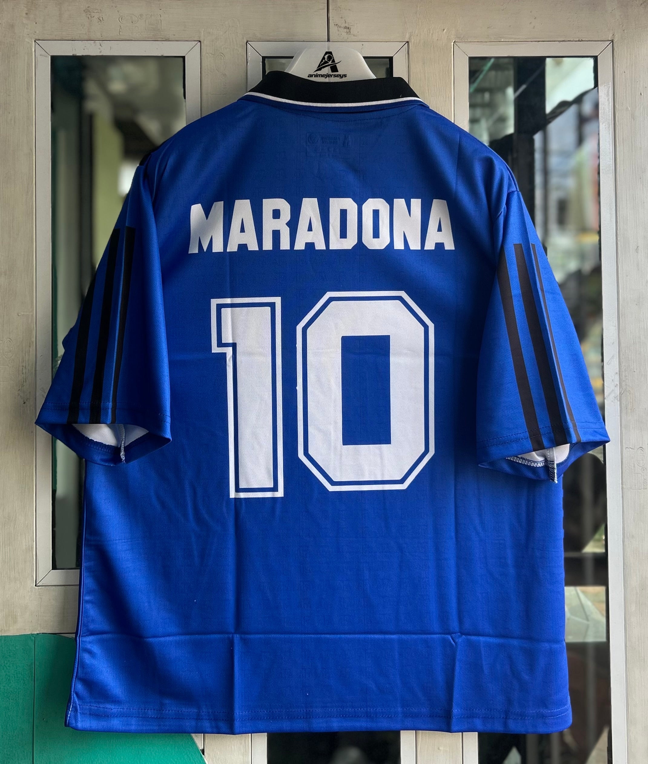 ARGENTINA 1994 AWAY KIT, FIVE SLEEVE POLO