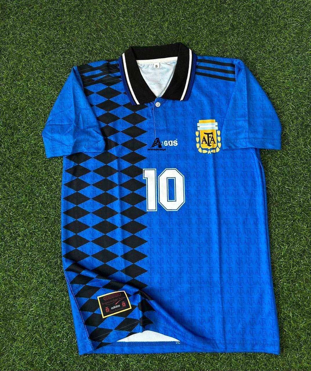 ARGENTINA 1994 AWAY KIT, HALFSLEEVE POLO SUBLIMATION