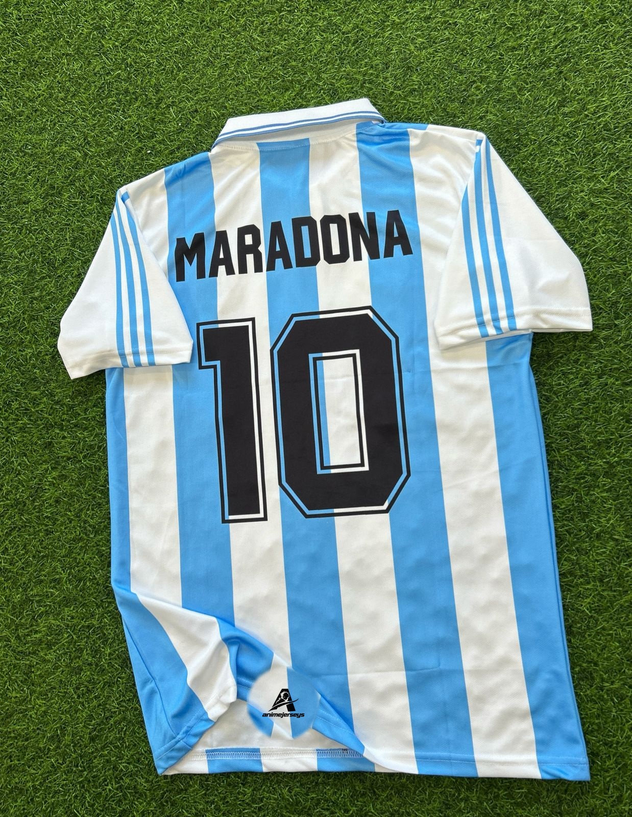 ARGENTINA 1994 HOME KIT, HALFSLEEVE POLO EMBROIDERY