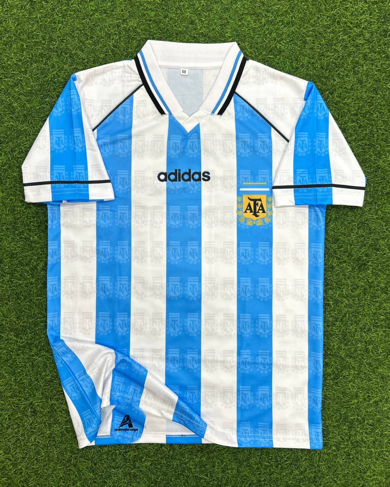 ARGENTINA 1996 HOME KIT, HALFSLEEVE POLO SUBLIMATION