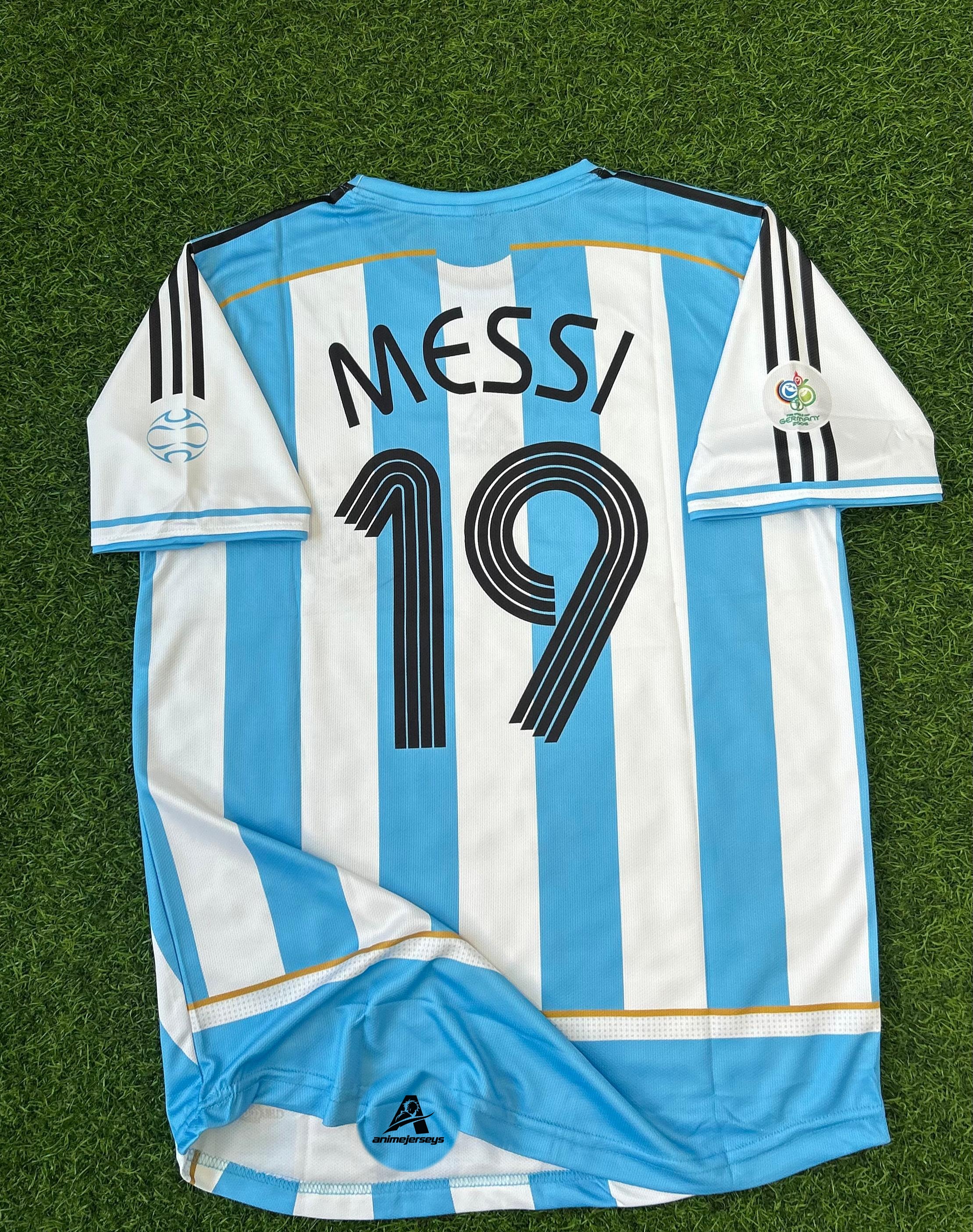 ARGENTINA 2006 WORLDCUP HOME KIT.HALFSLEEVE EMBROIDERY