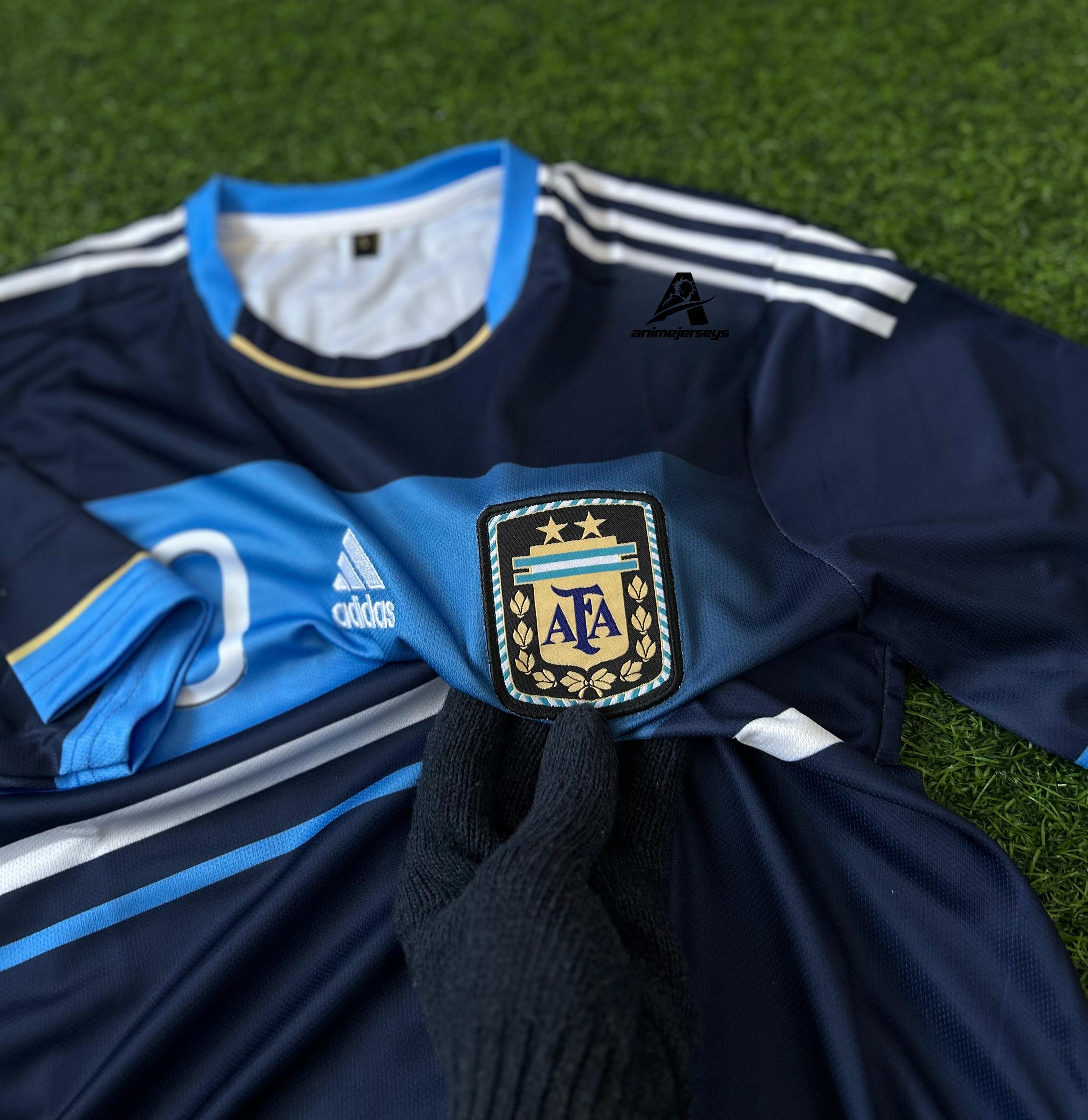 ARGENTINA 2011-12 AWAY KIT, HALFSLEEVE EMBROIDERY