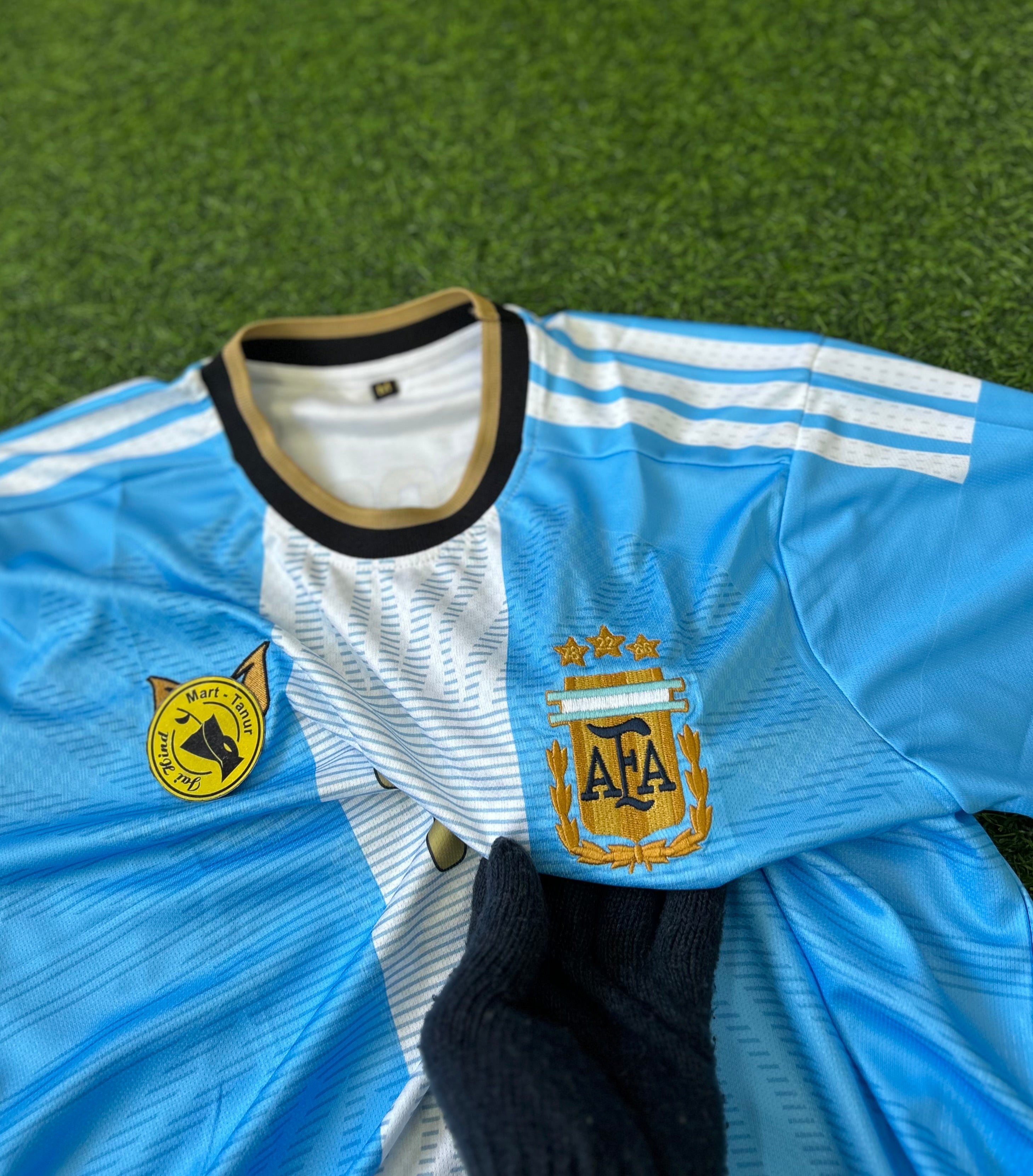 ARGENTINA 2026 MESSI ‘ FAREWELL MATCH’ JERSEY, HALF SLEEVE EMBROIDERY ￼