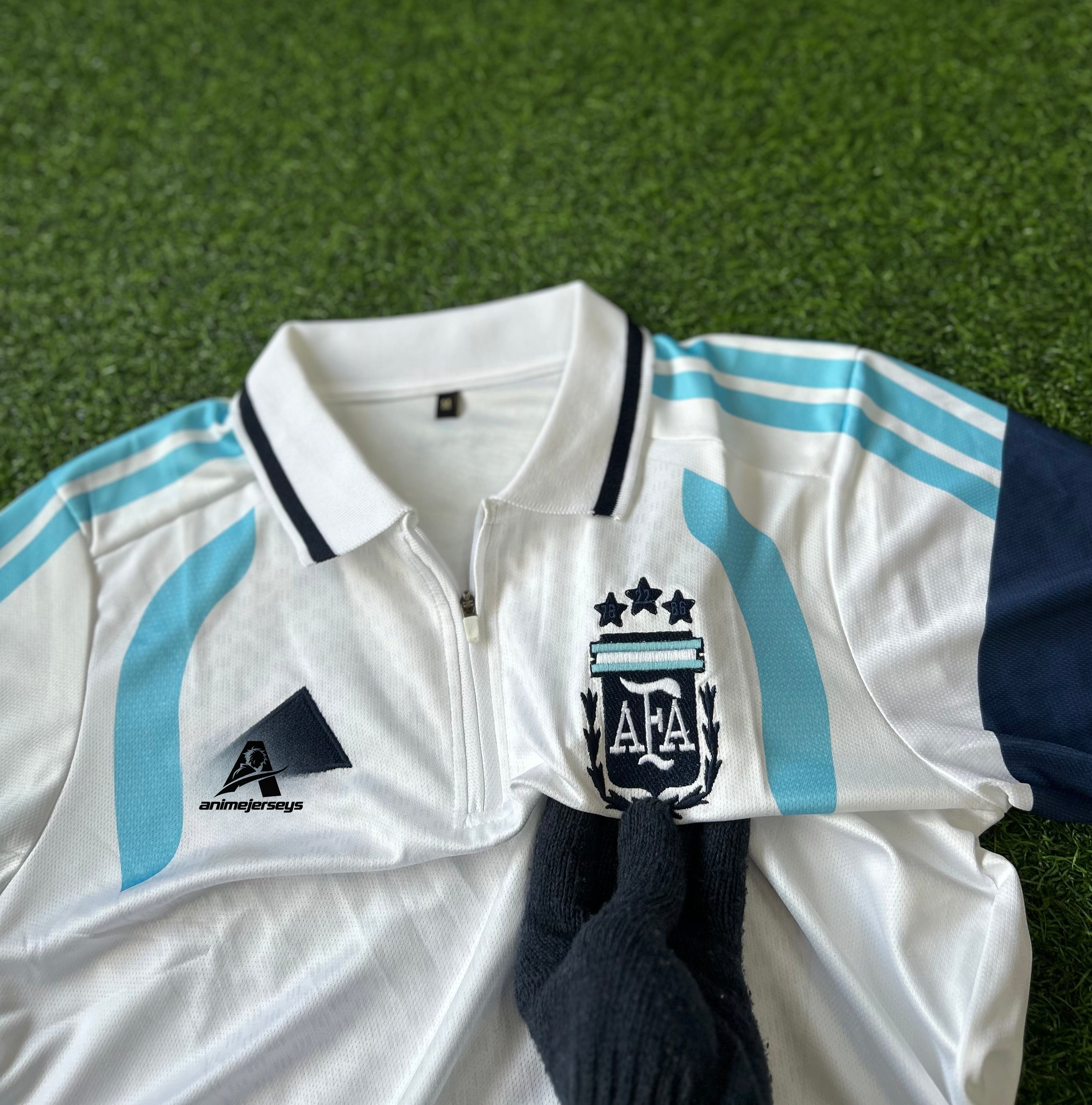 ARGENTINA 2026 TRIO TRAINING JERSEY, POLO HALF SLEEVE EMBROIDERY
