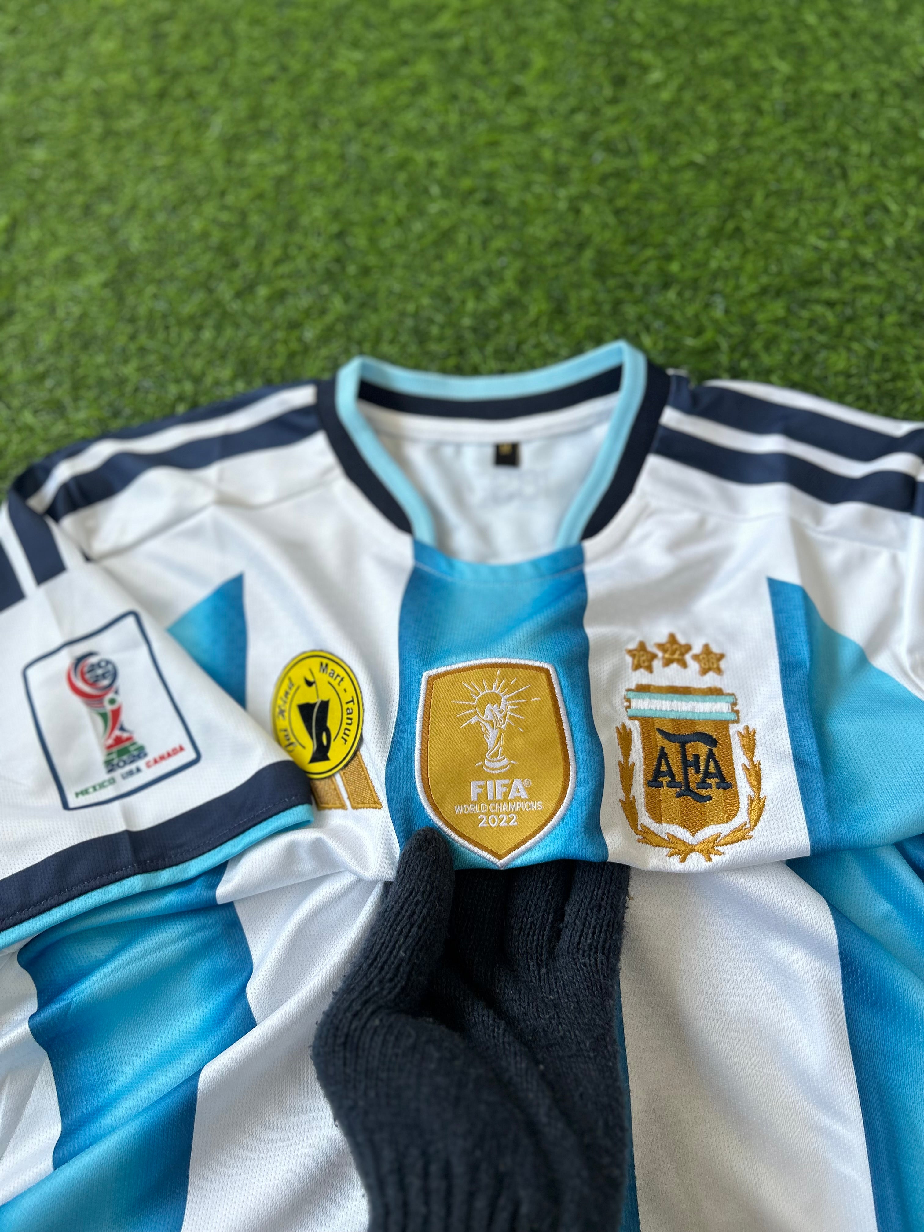 ARGENTINA 2026 WORLD CUP HOME KIT, HALF SLEEVE  EMBROIDERY