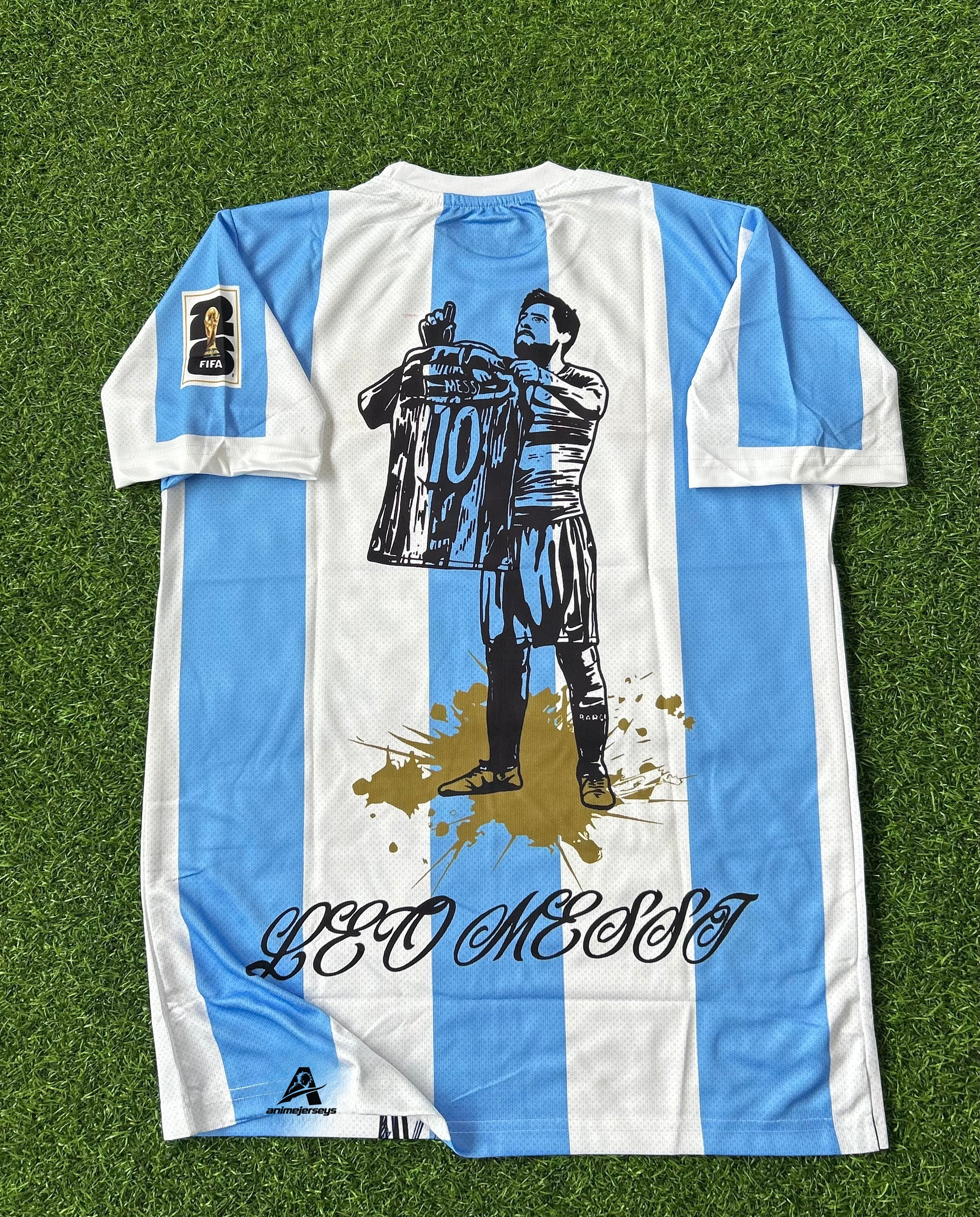 ARGENTINA 2026 WORLD CUP SPECIAL KIT, HALF SLEEVE EMBROIDERY  ￼