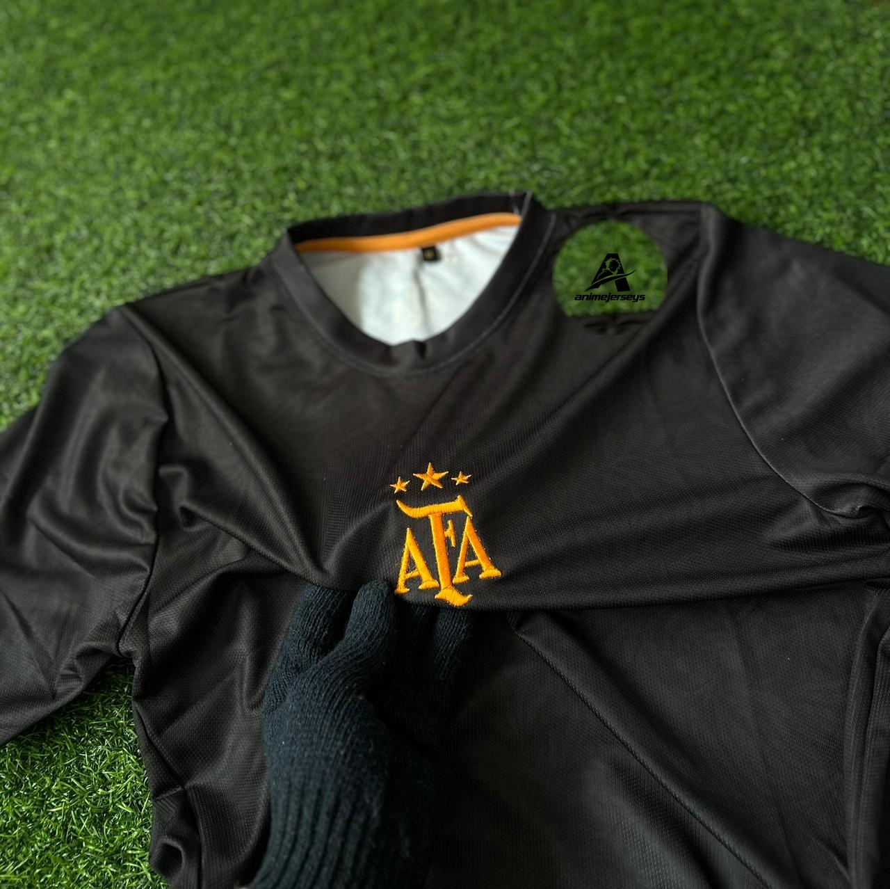 ARGENTINA BARBITOS BLACK KIT, HALFSLEEVE EMBROIDERY