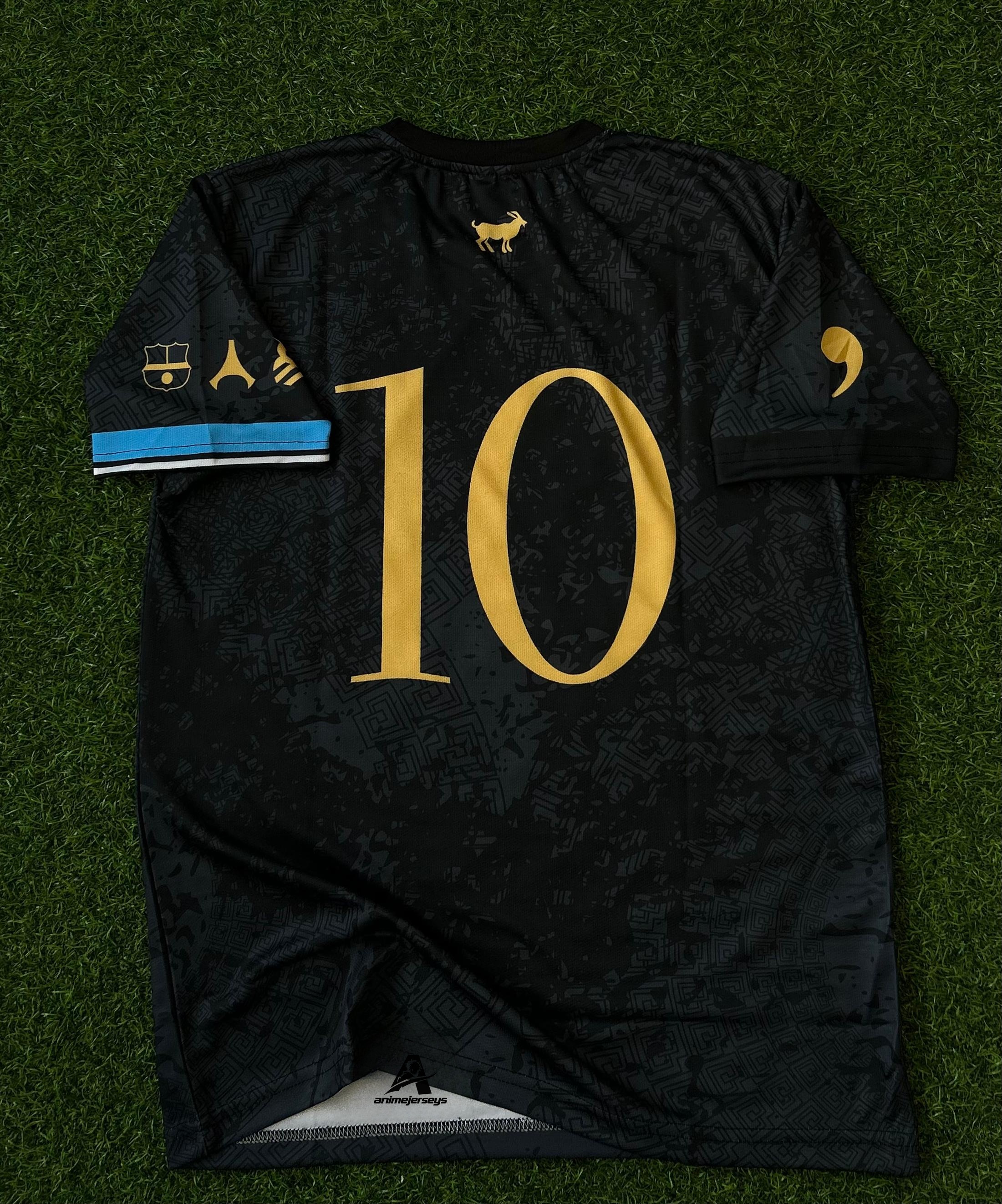 ARGENTINA 'GOAT' SPECIAL EDITION,MESSI TRIBUTE JERSEY. HALFSLEEVE SUBLIMATION