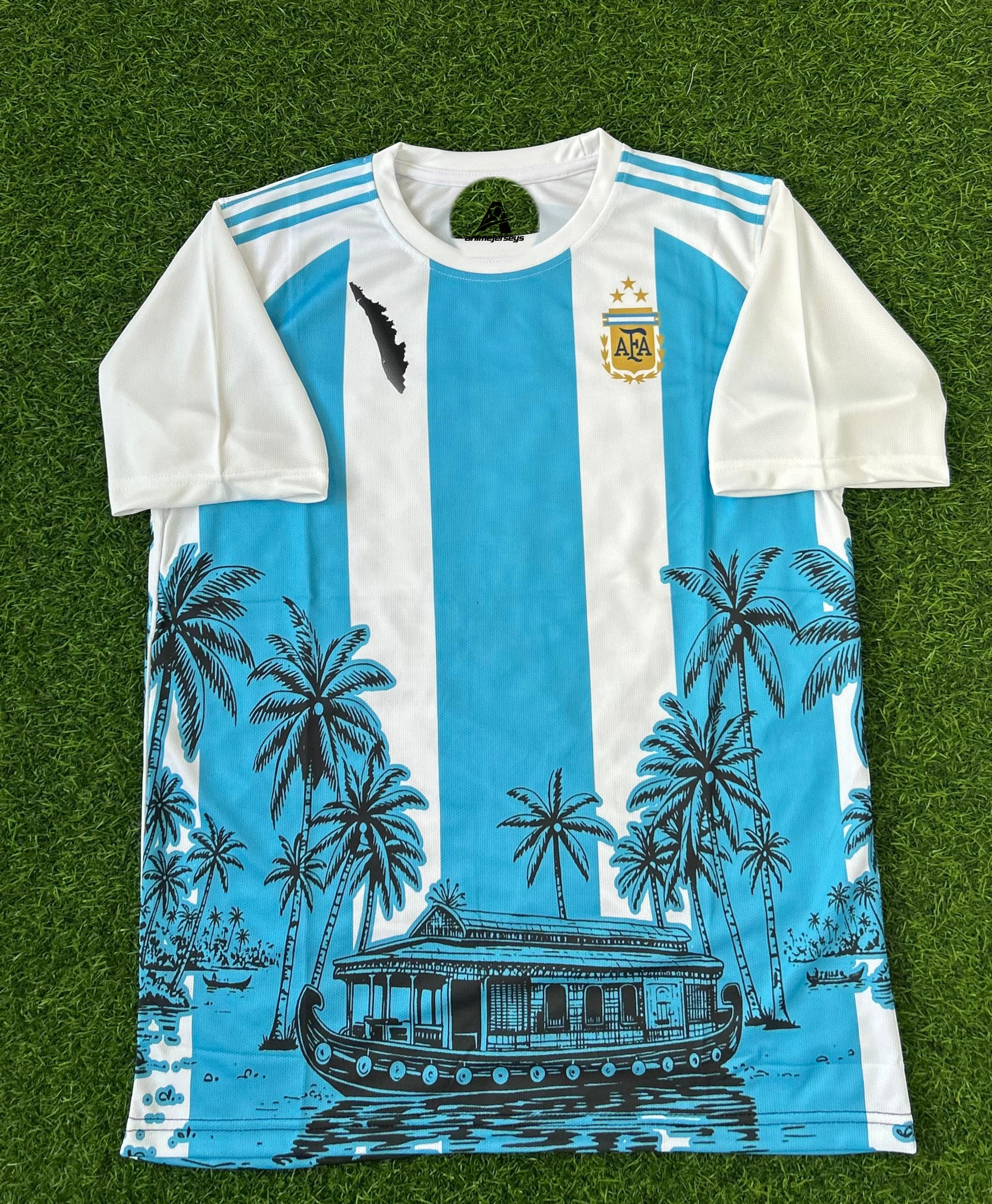 ARGENTINA SPECIAL EDITION ,KERALA THEME . HALFSLEEVE SUBLIMATION